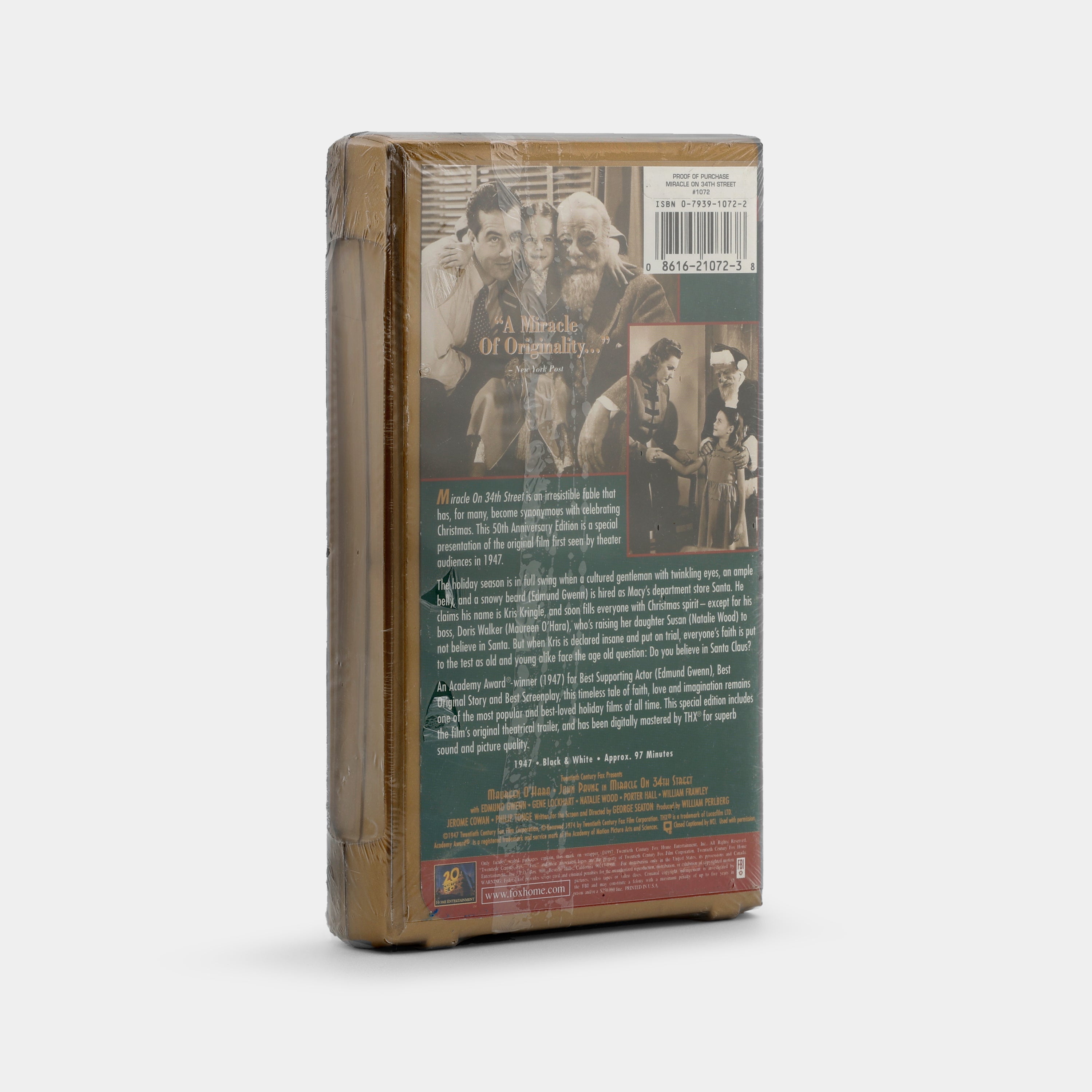 Miracle on 34th Street (Sealed) VHS Tape