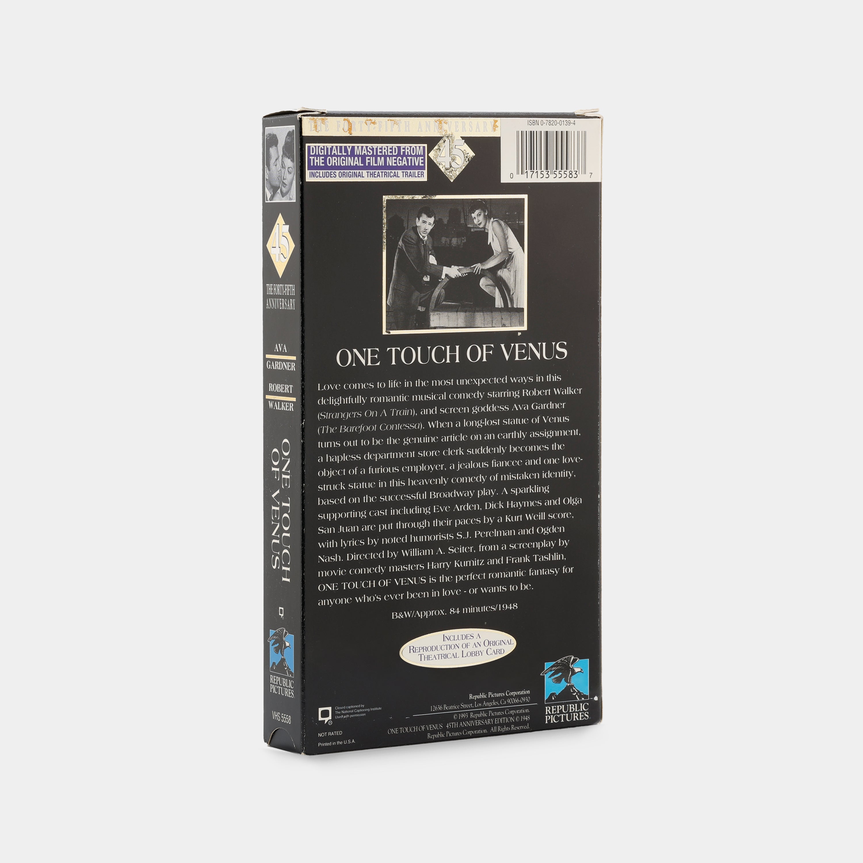 One Touch of Venus VHS Tape