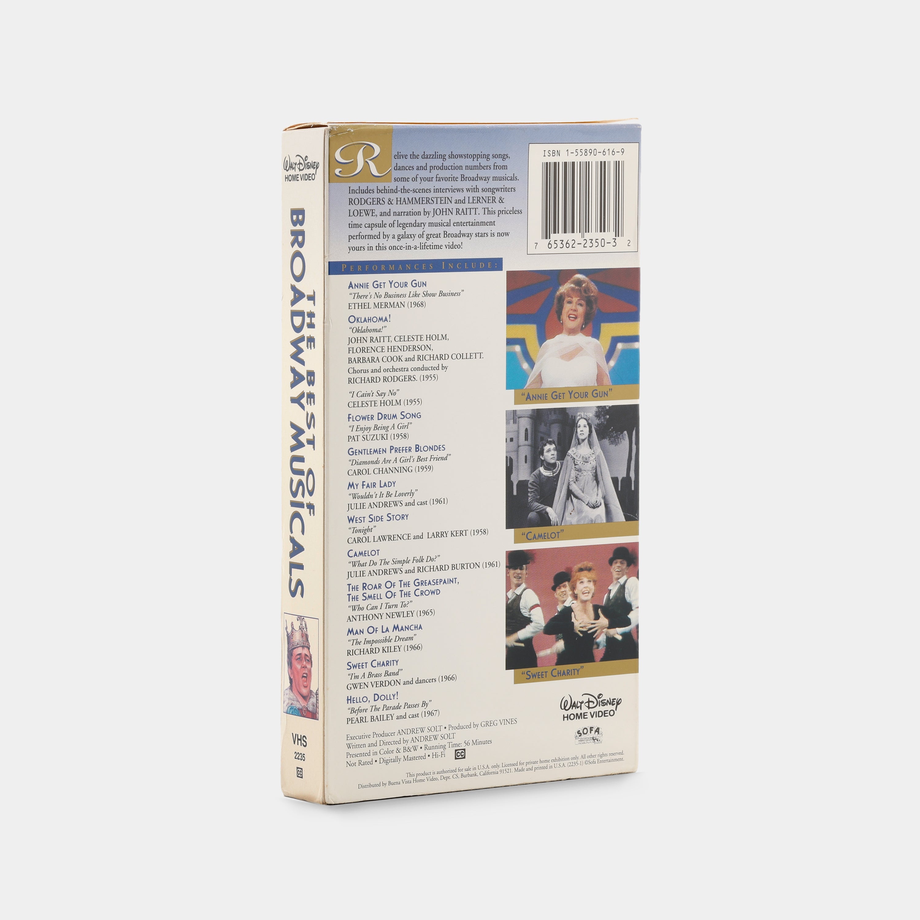 The Best of Broadway Musicals VHS Tape
