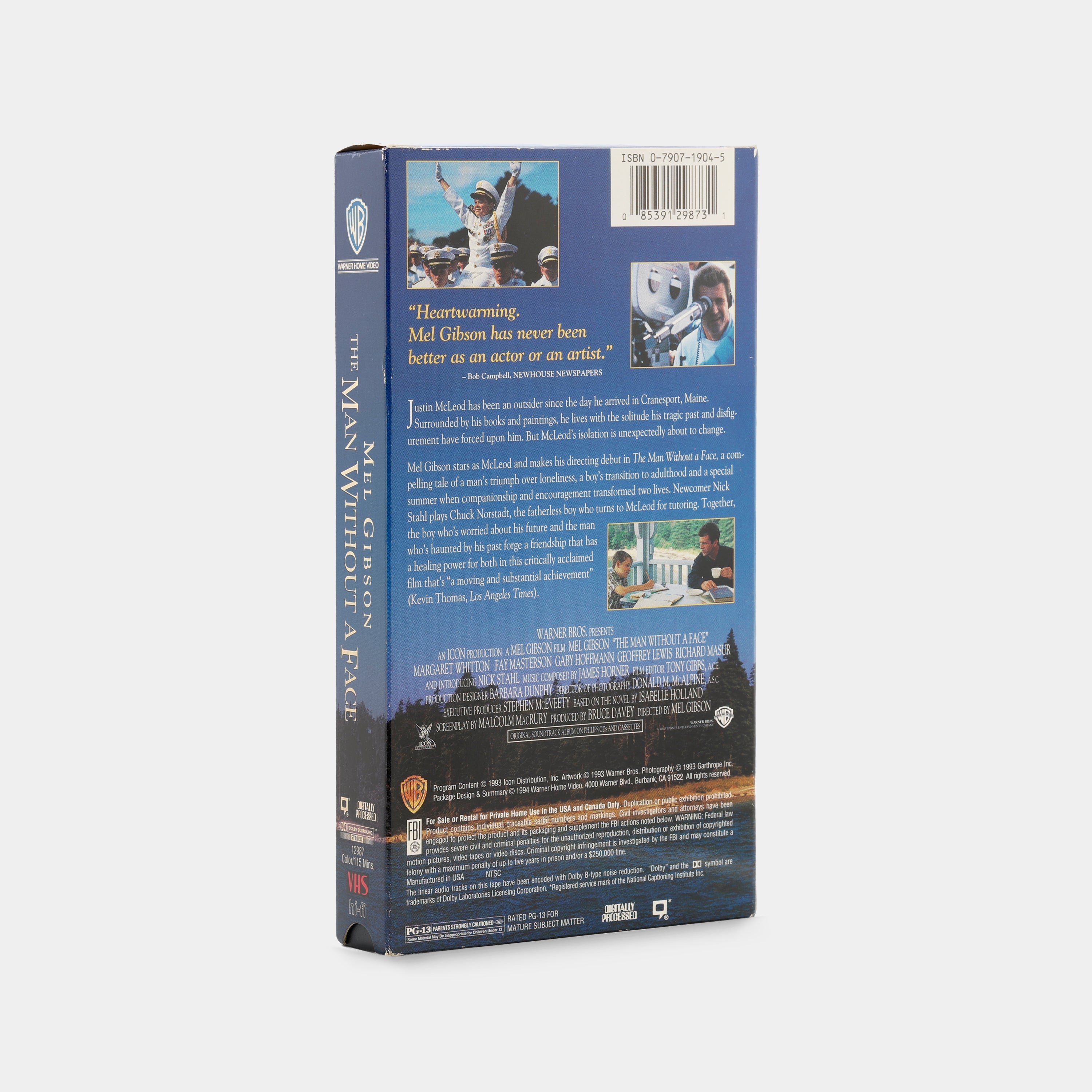 The Man Without a Face VHS Tape