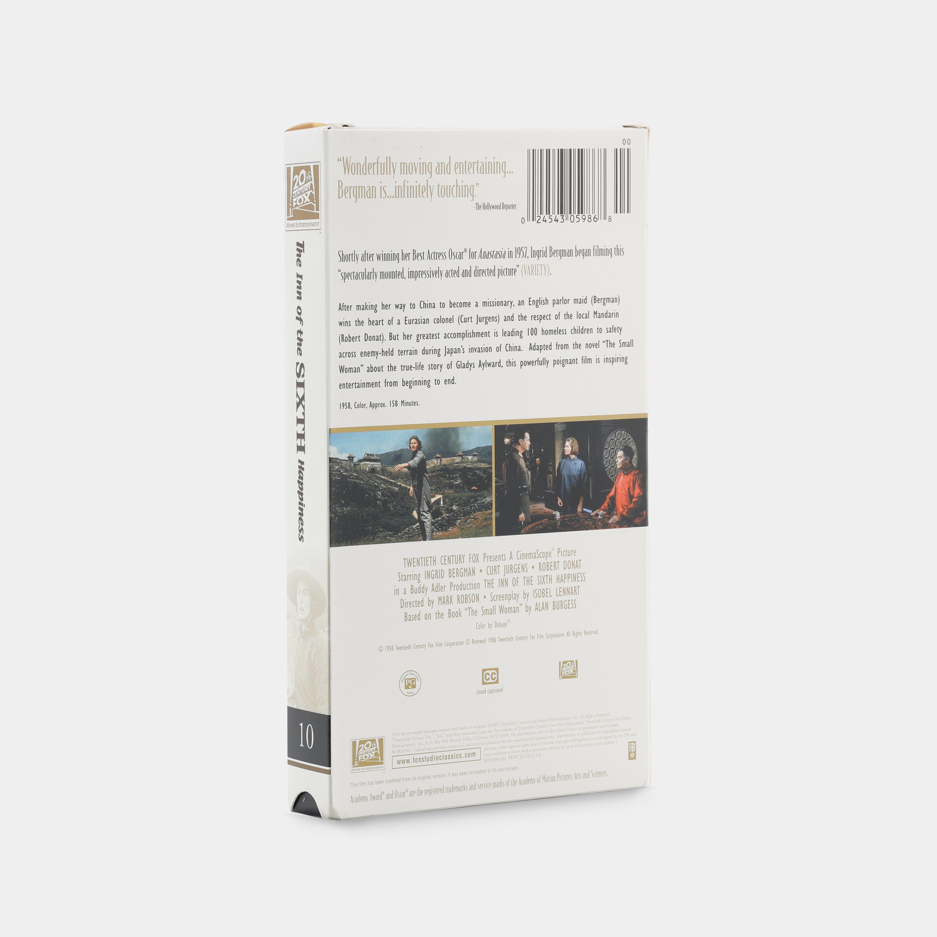 The Inn of the Sixth Happiness VHS Tape