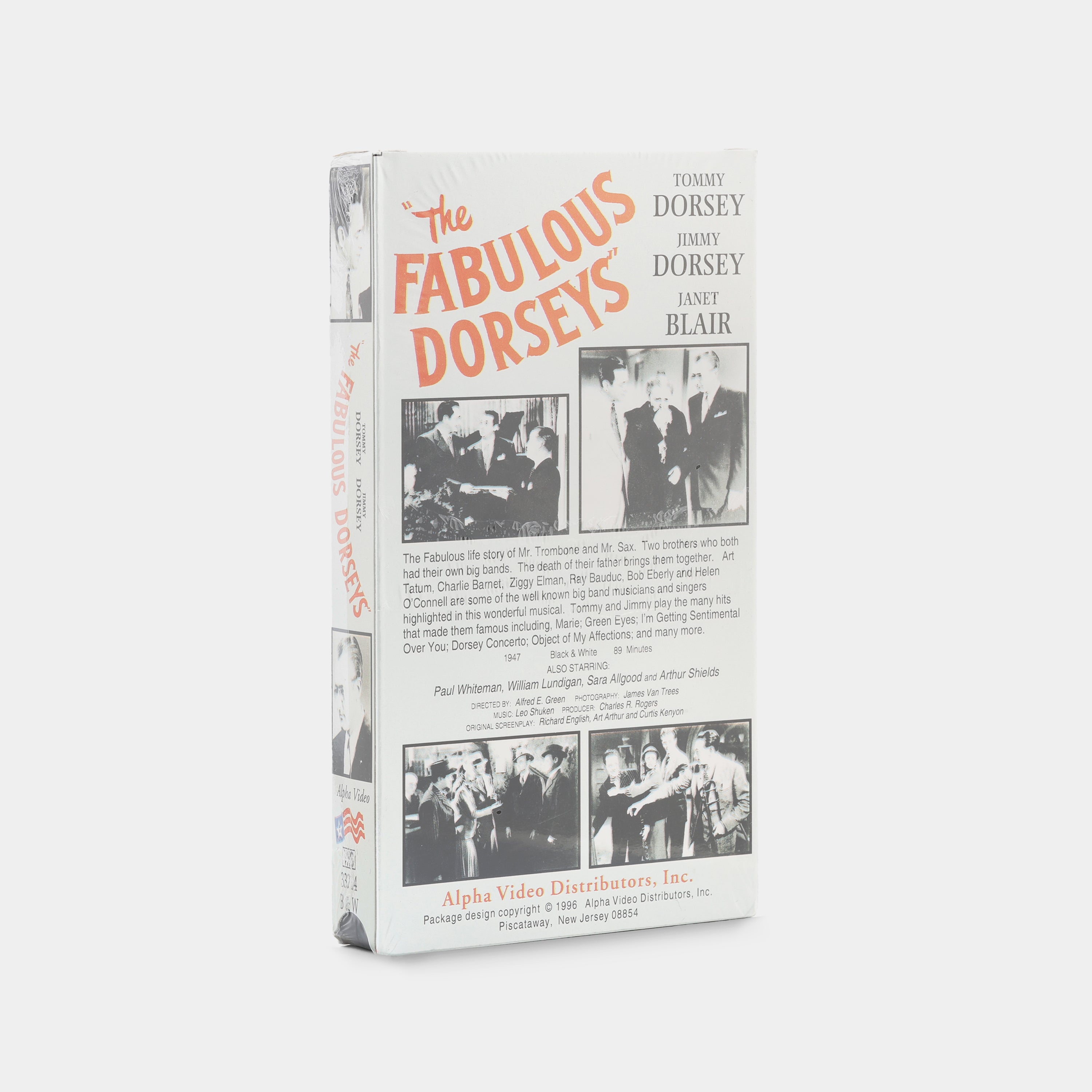 The Fabulous Dorseys (Sealed) VHS Tape