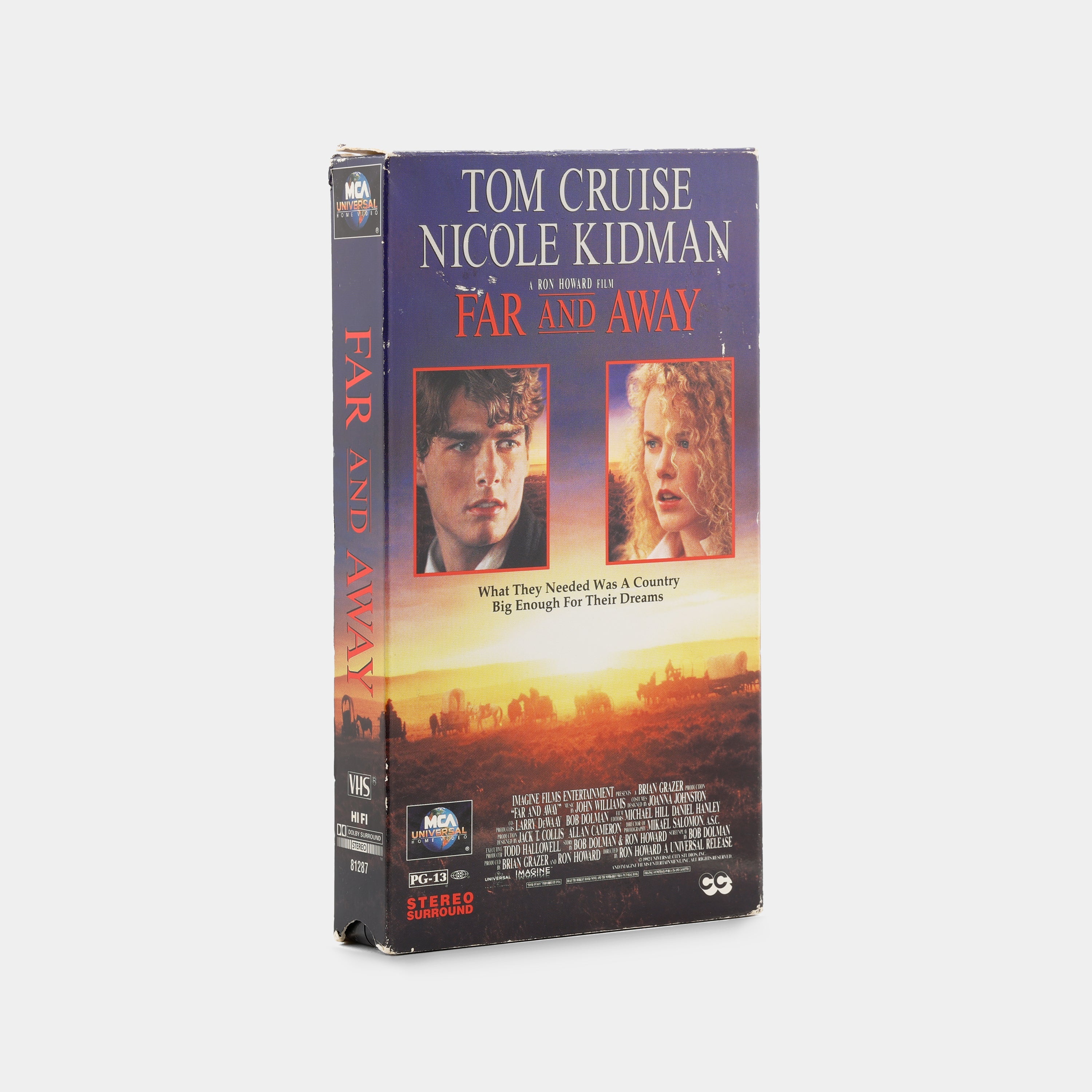Far and Away VHS Tape