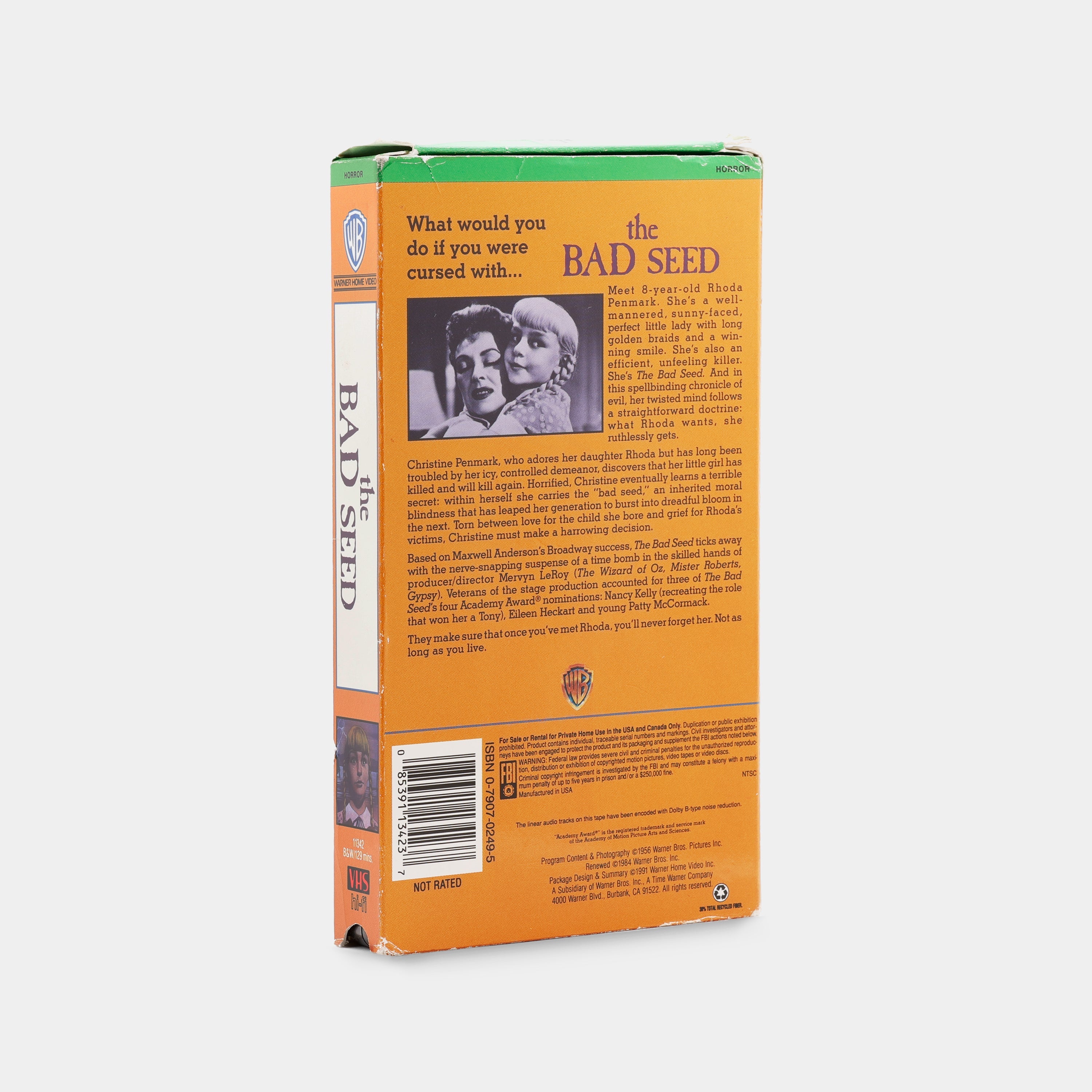 The Bad Seed VHS Tape