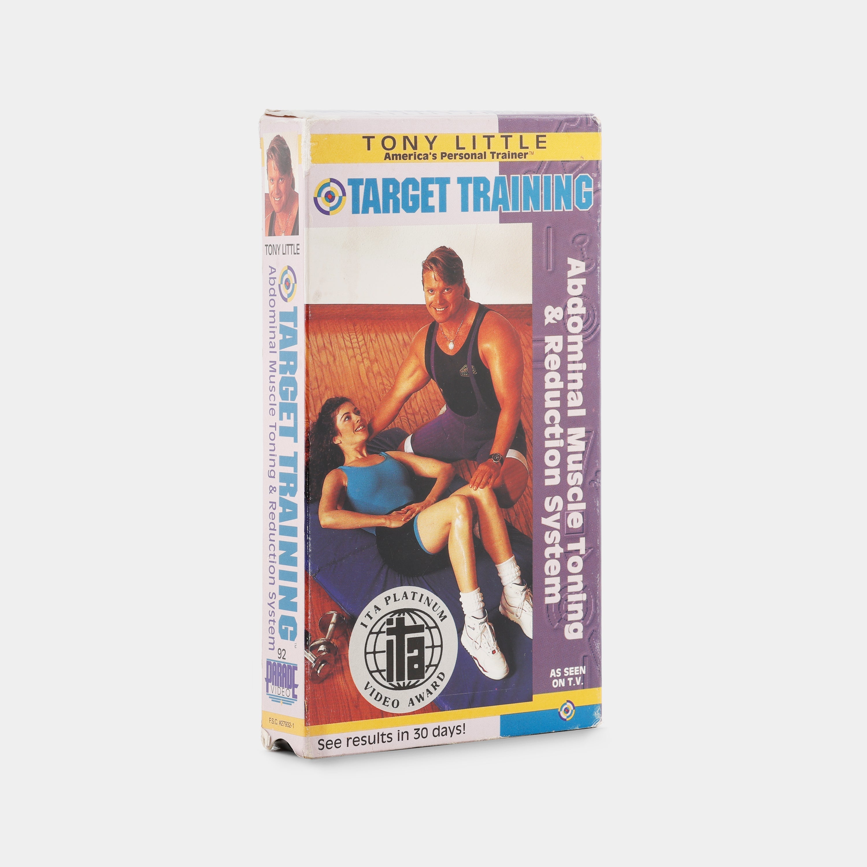 Tony Little: Target Training - Abdominal Muscle Toning & Reduction System VHS Tape
