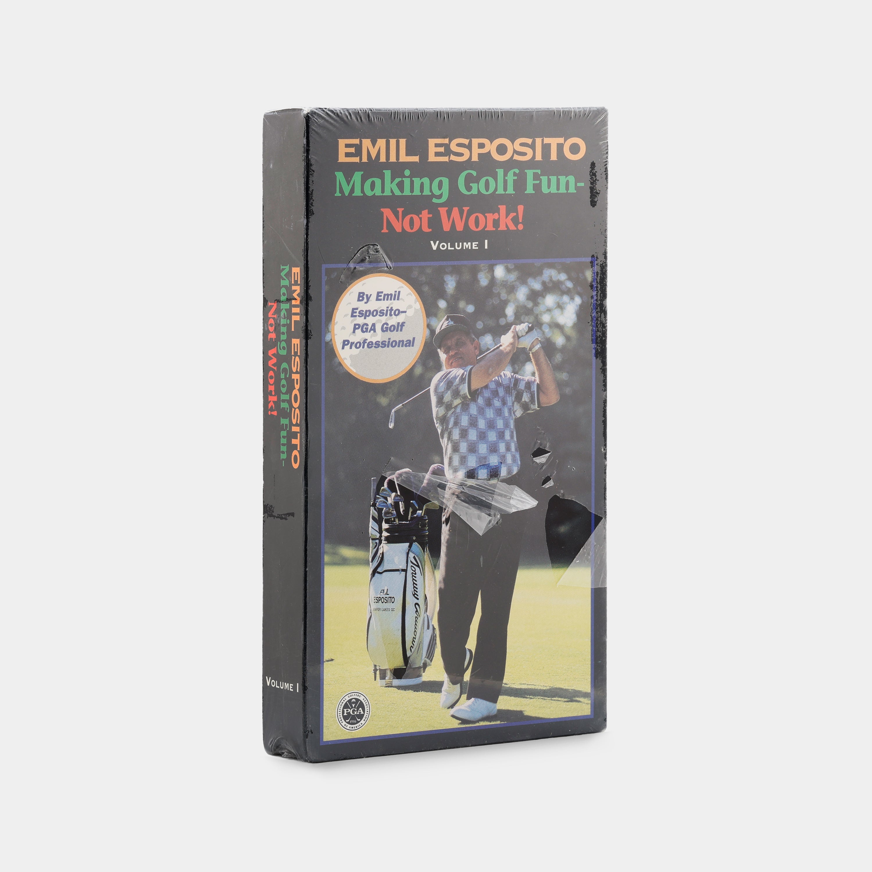 Emil Esposito: Making Golf Fun - Not Work! Volume I (Sealed) VHS Tape