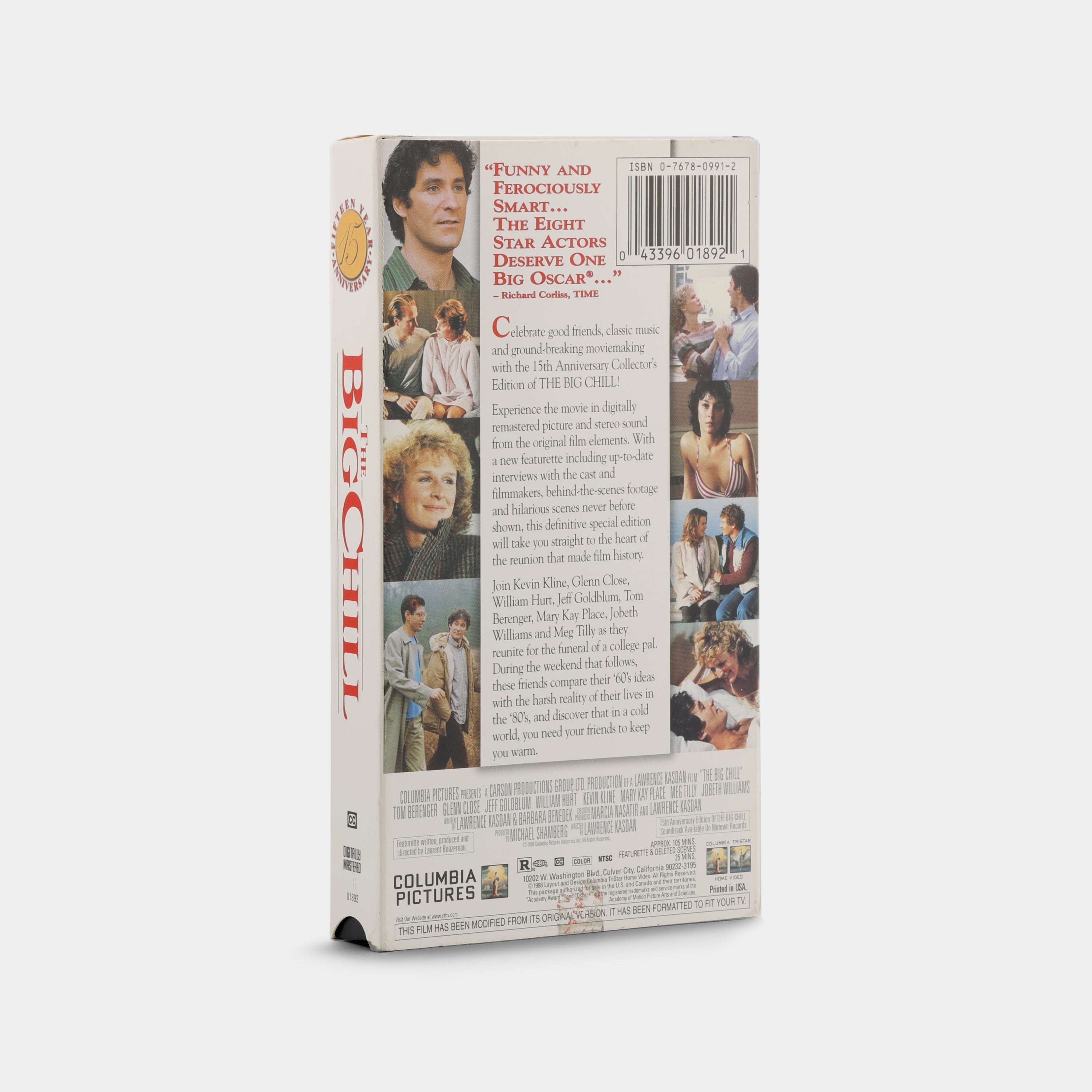 The Big Chill (15th Anniversary Collector's Edition) VHS Tape