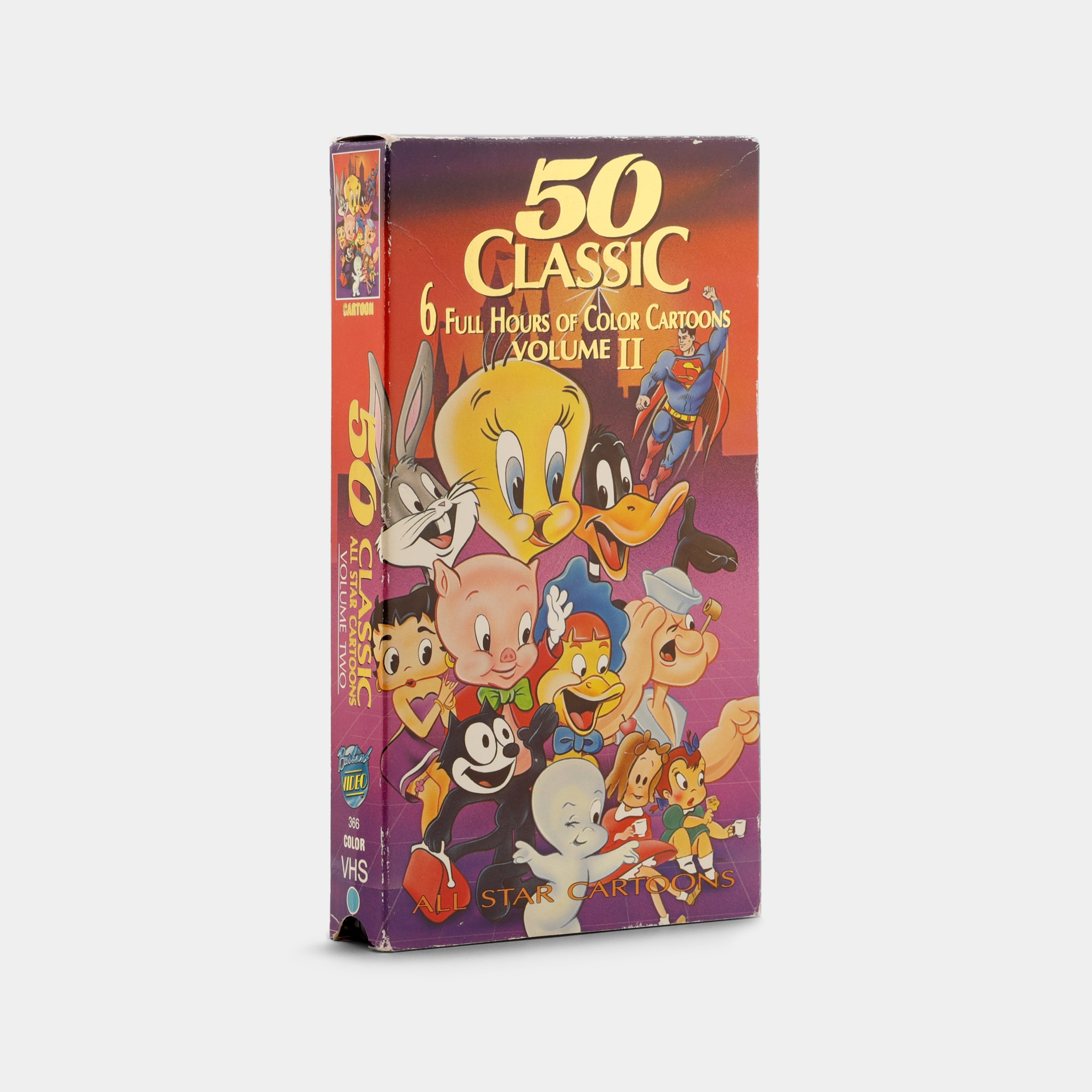 50 Classic Cartoons: Volume II VHS Tape