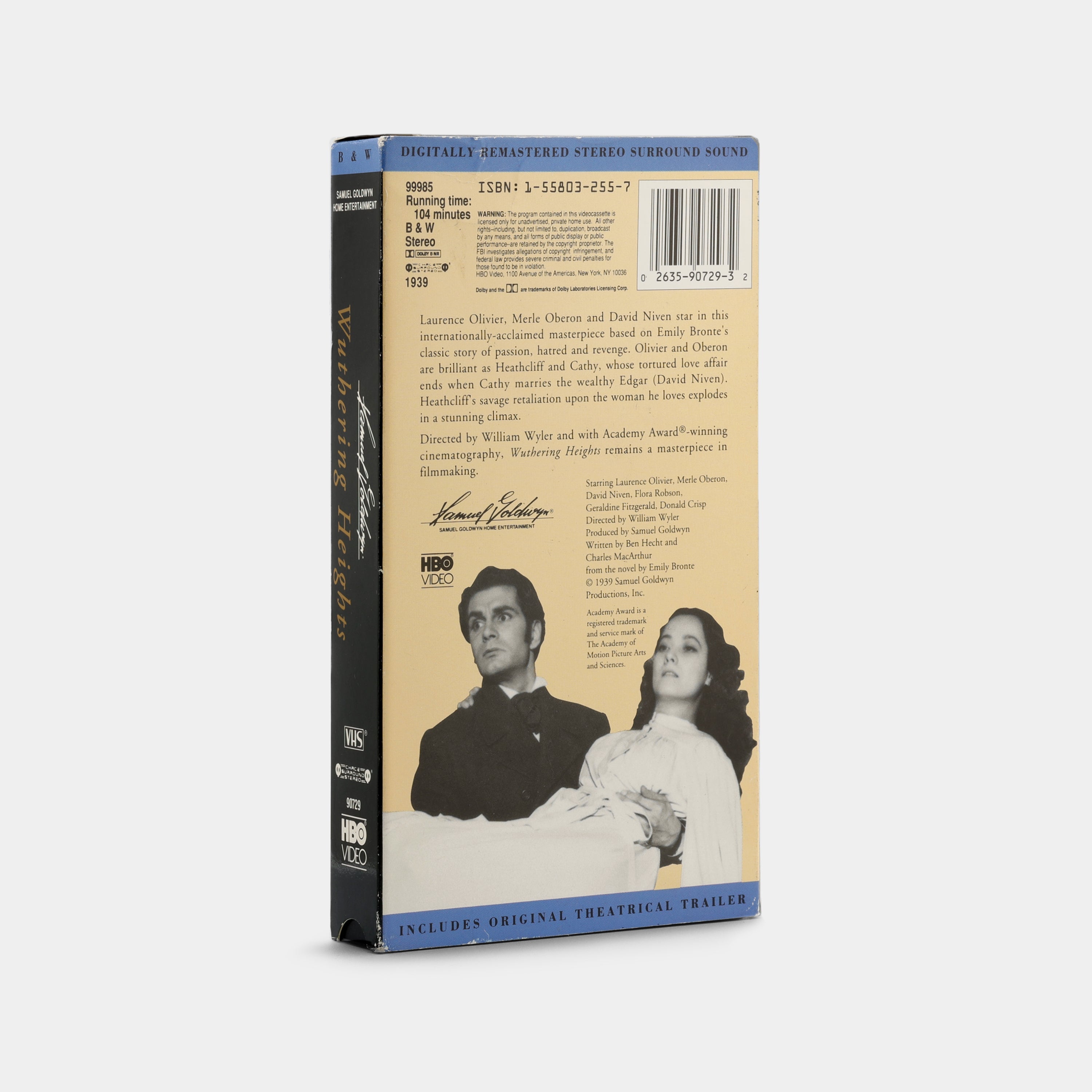 Wuthering Heights VHS Tape