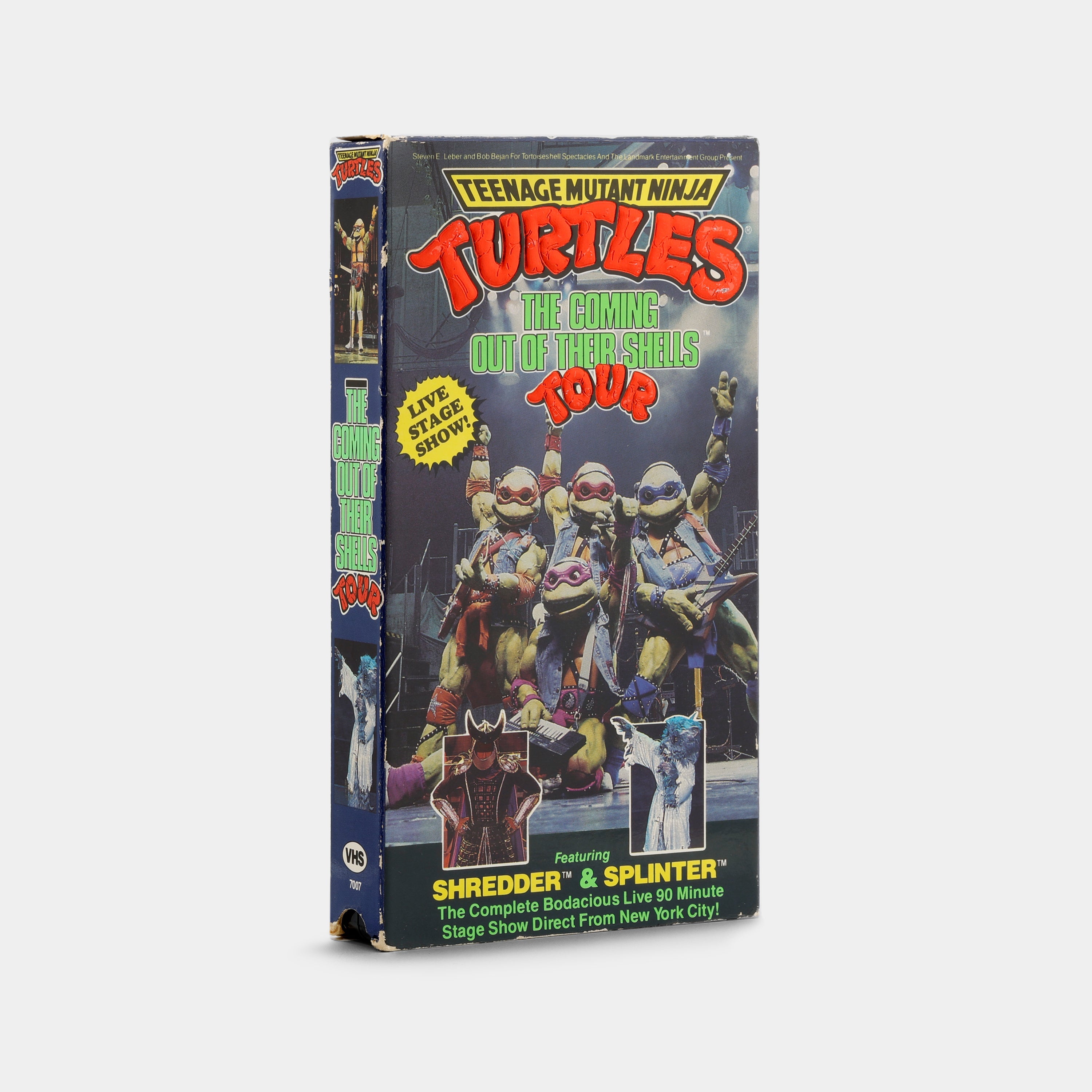 Teenage Mutant Ninja Turtles: Coming Out of Their Shells Tour VHS Tape