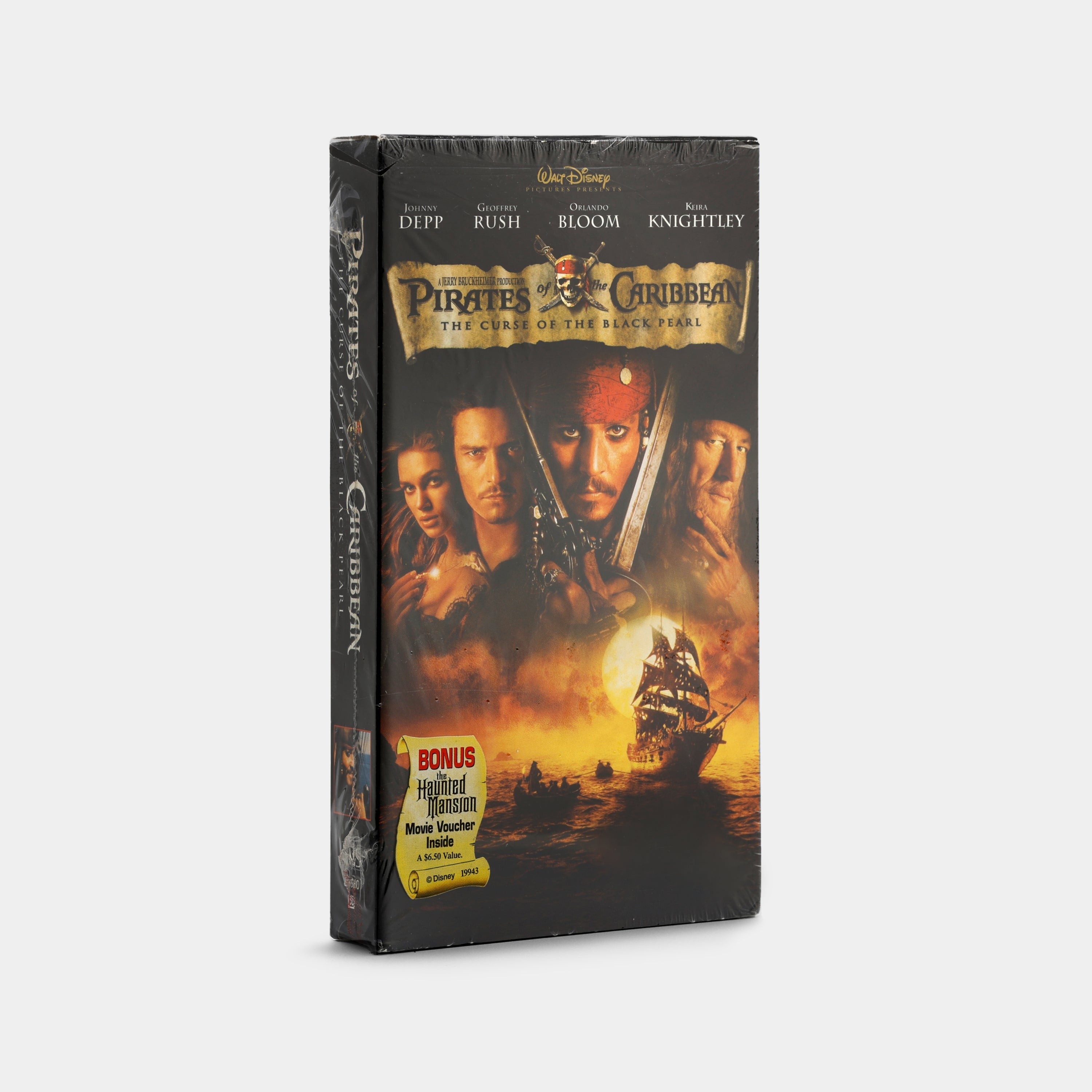 Pirates of the Caribbean: The Curse of the Black Pearl (Sealed) VHS Tape