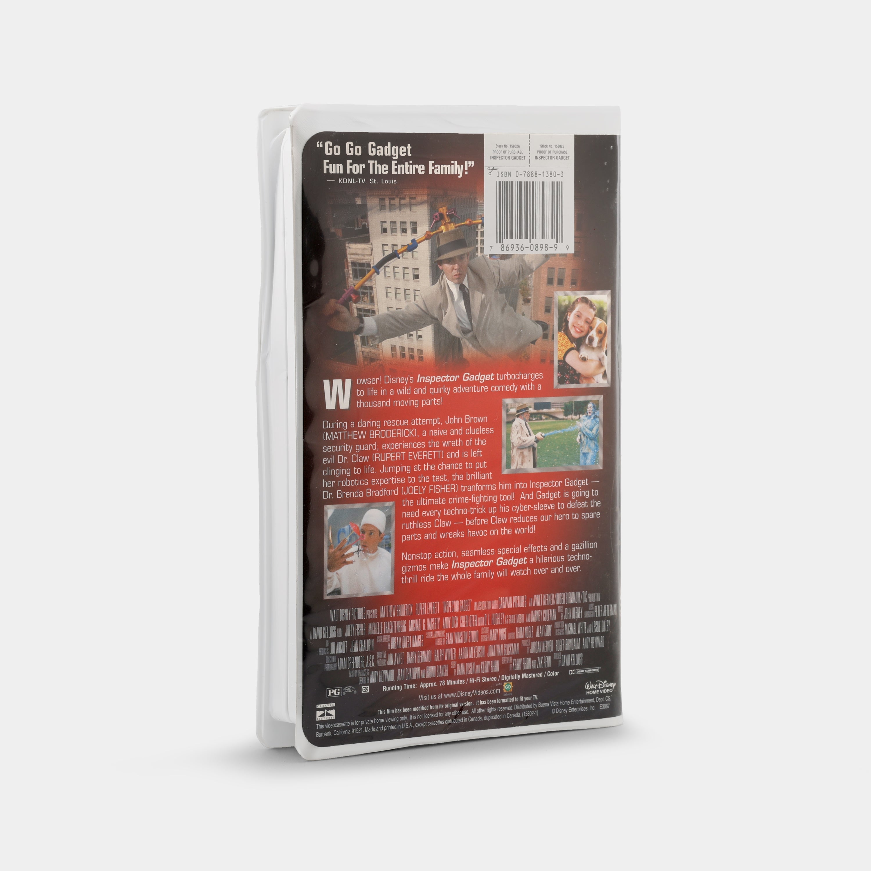 Inspector Gadget VHS Tape