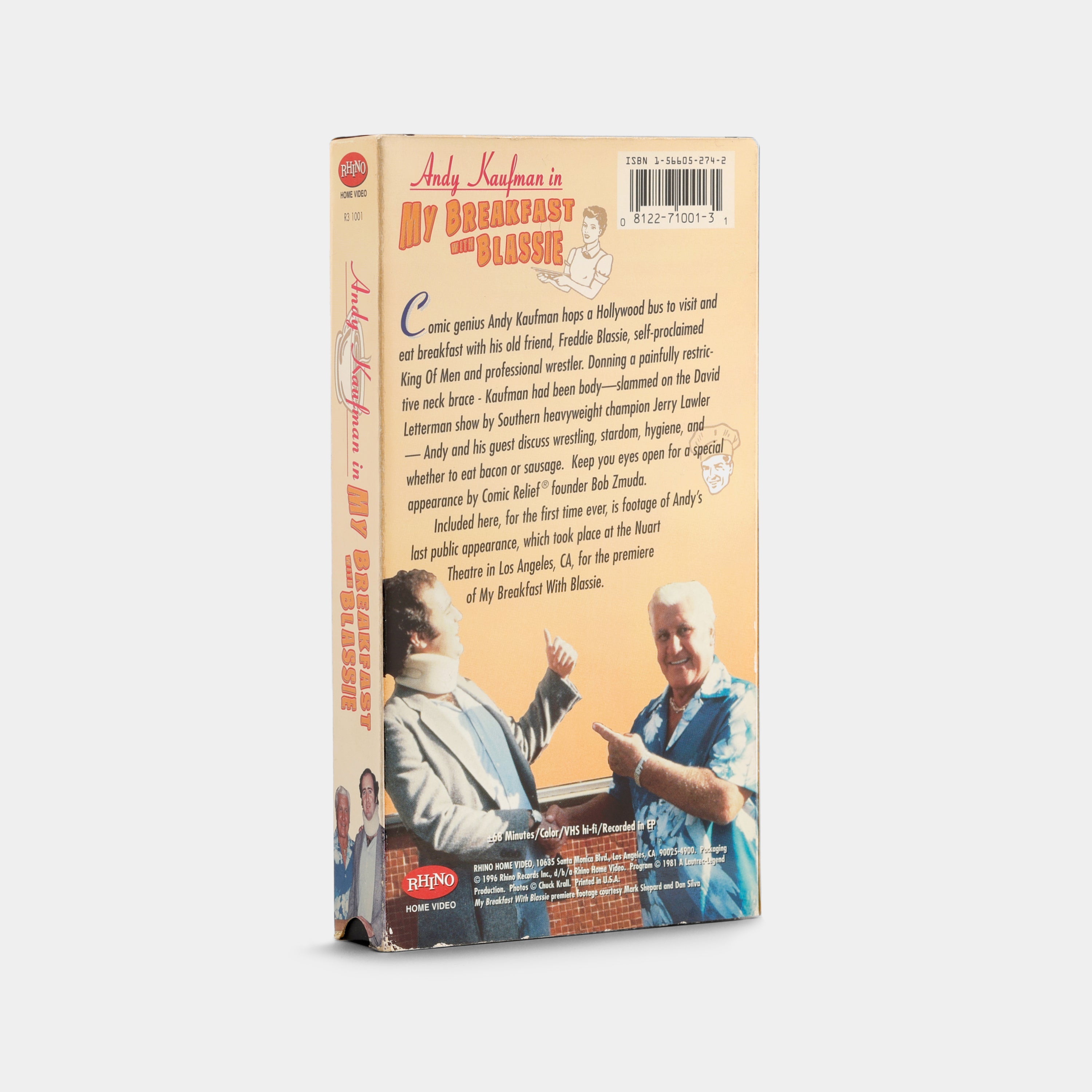 My Breakfast with Blassie VHS Tape