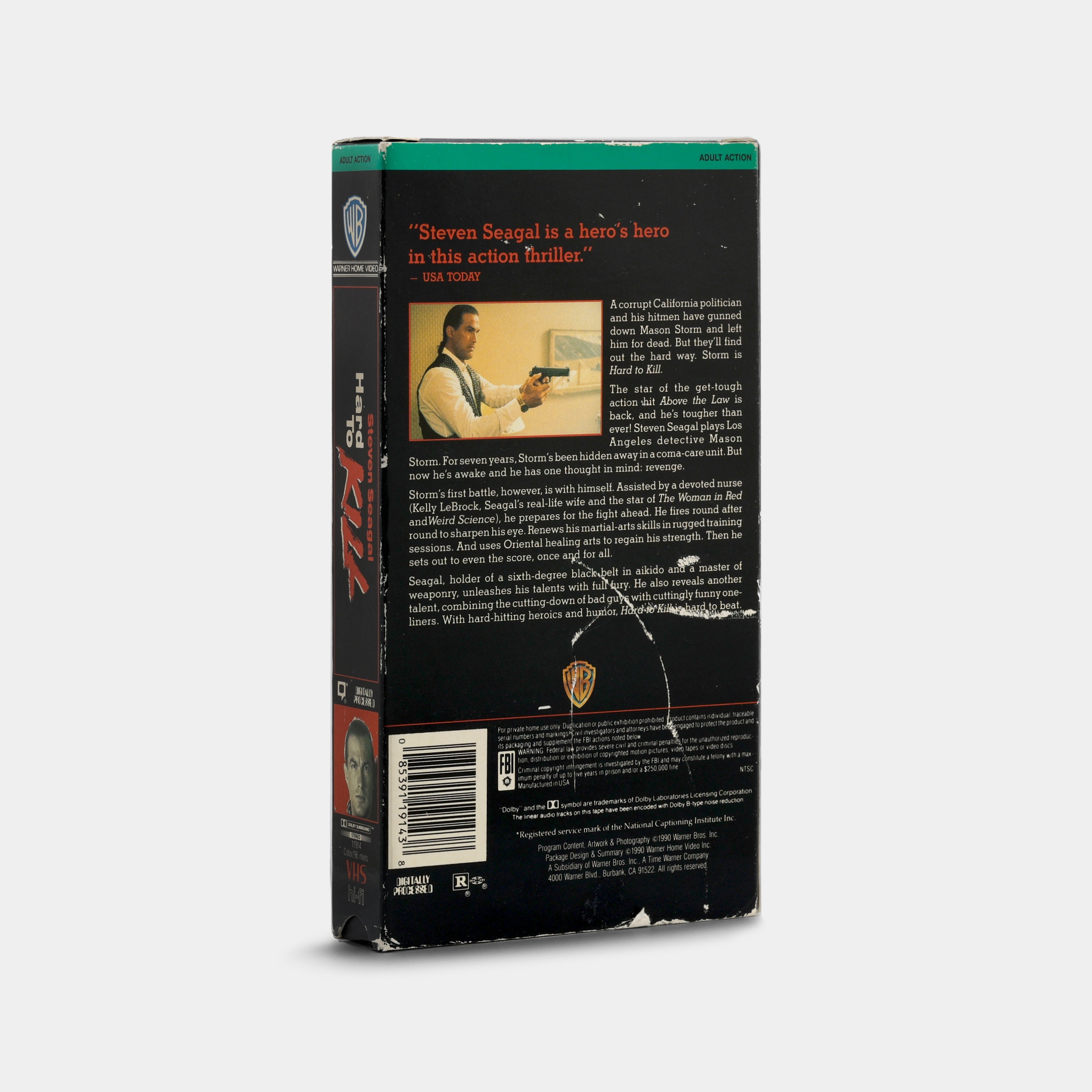 Hard to Kill VHS Tape