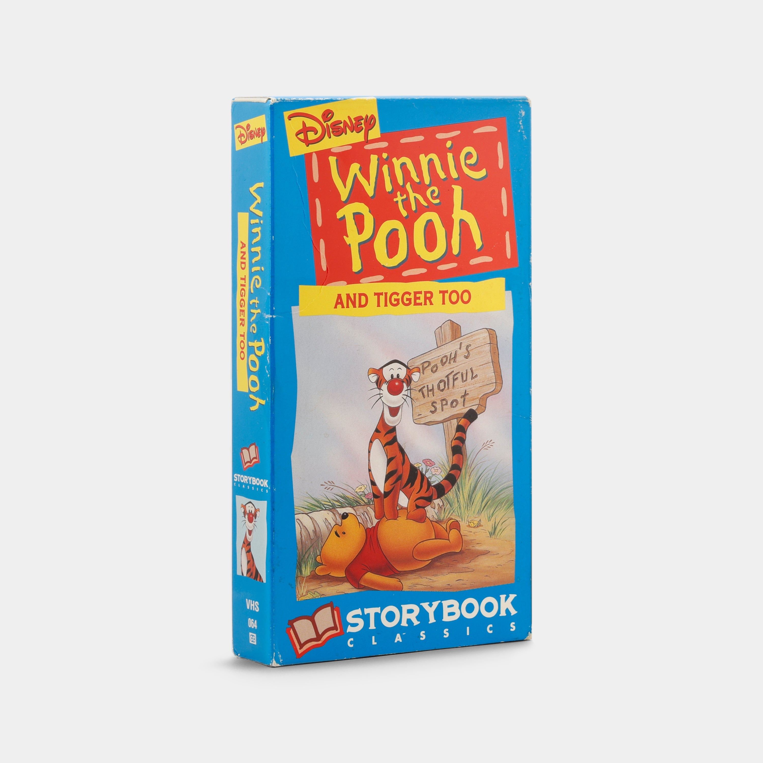 Winnie the Pooh and Tigger Too VHS Tape