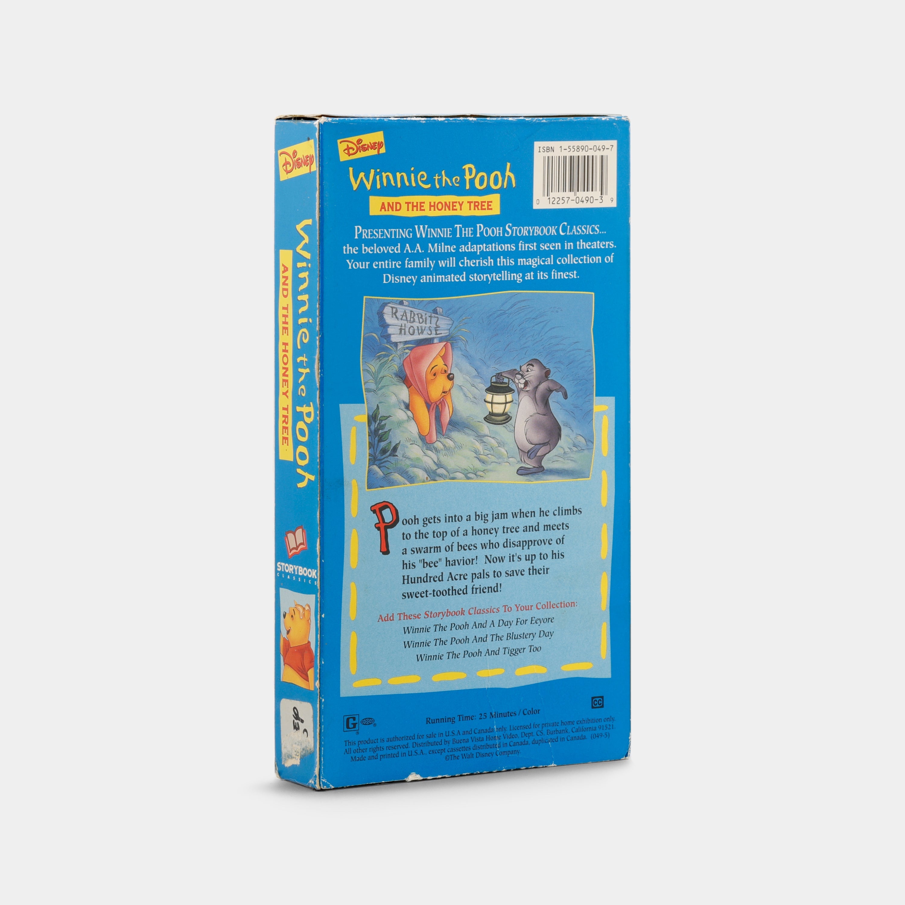 Winnie the Pooh and the Honey Tree VHS Tape