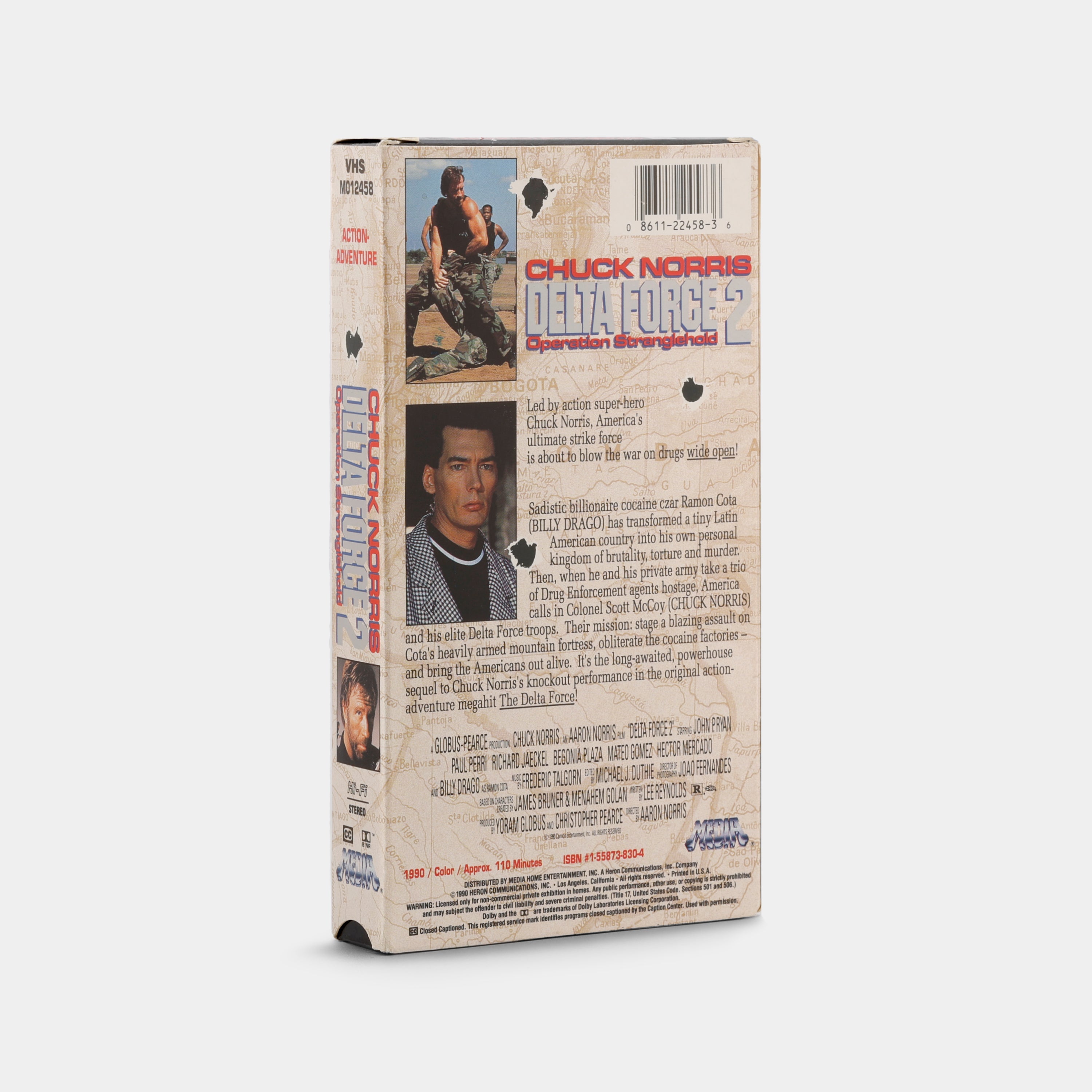 Delta Force 2: Operation Stranglehold VHS Tape