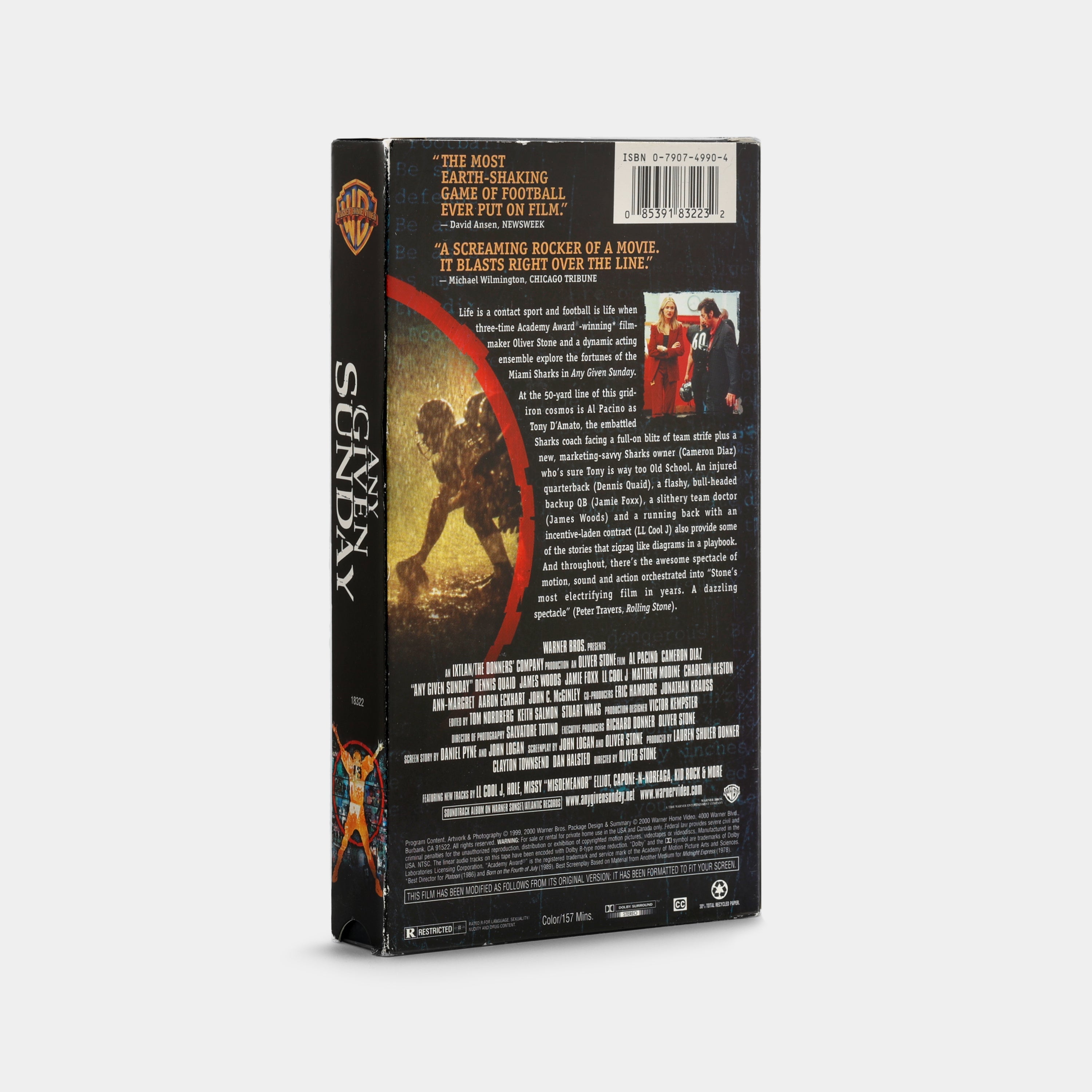 Any Given Sunday (Special Edition Director's Cut) VHS Tape