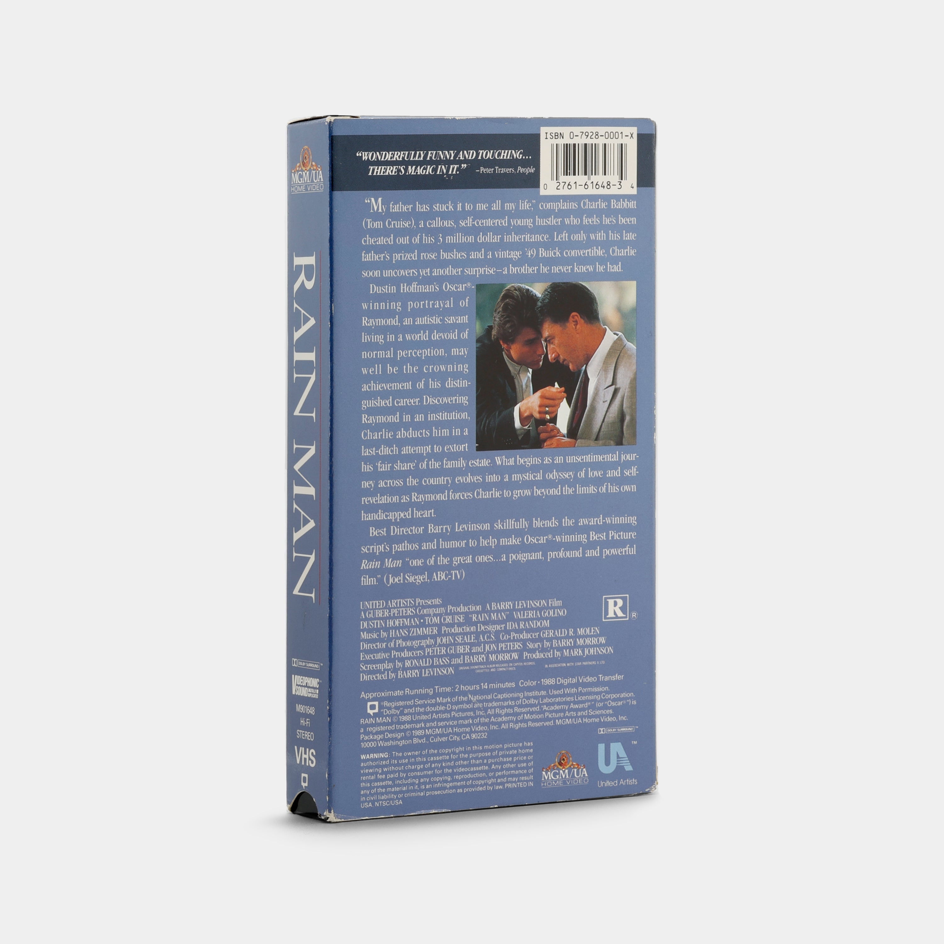 Rain Man VHS Tape