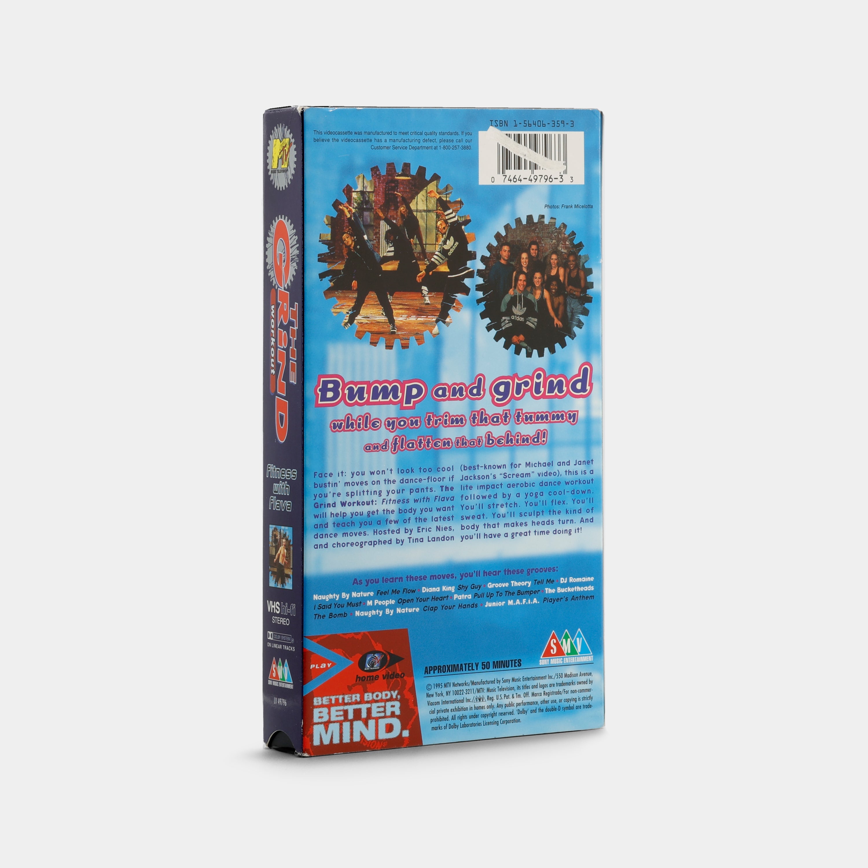 MTV: The Grind Workout – Fitness with Flava VHS Tape