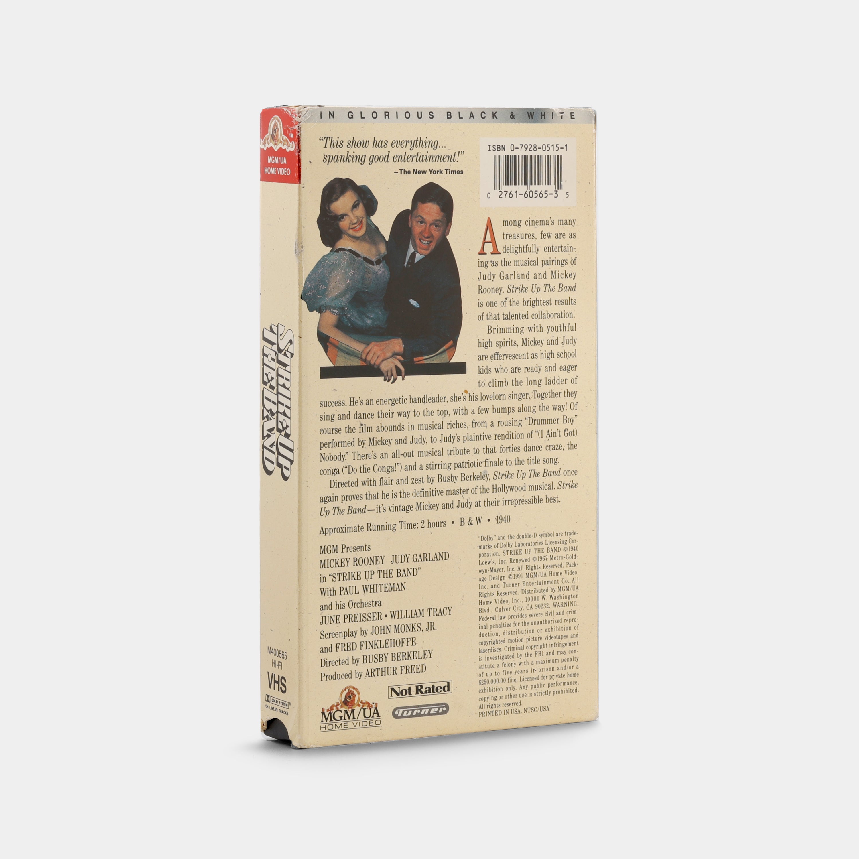 Strike Up the Band VHS Tape