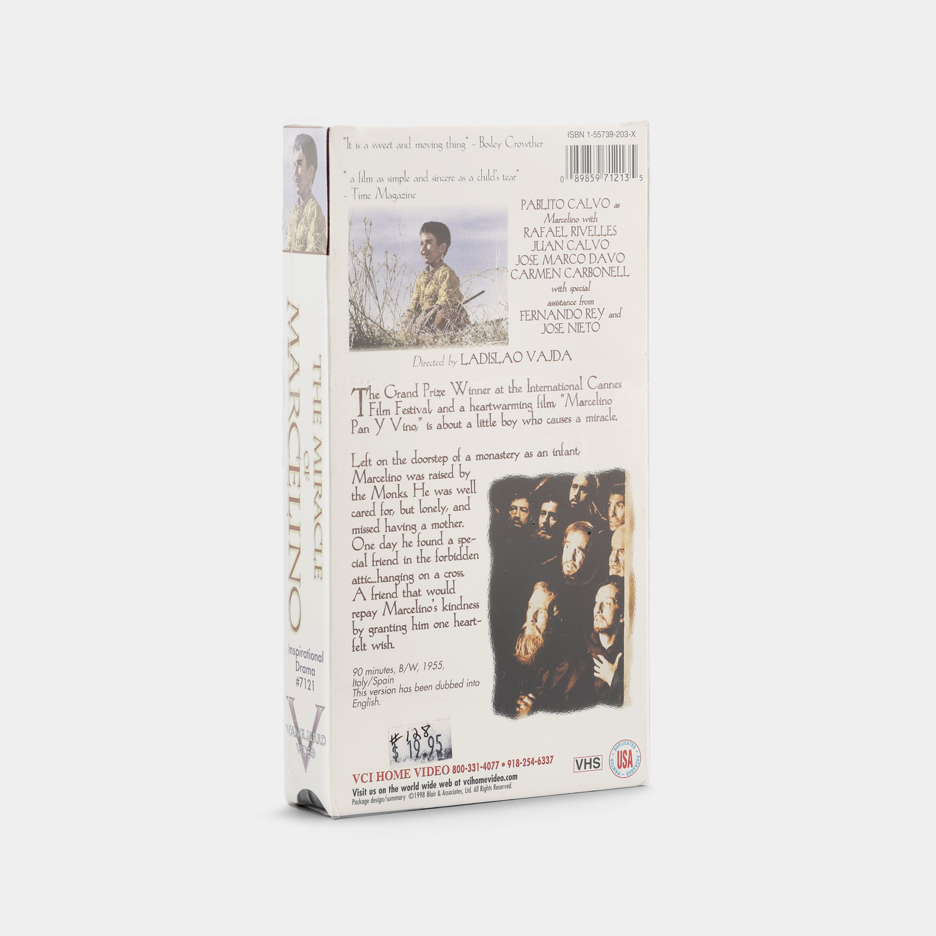 The Miracle of Marcelino (Sealed) VHS Tape