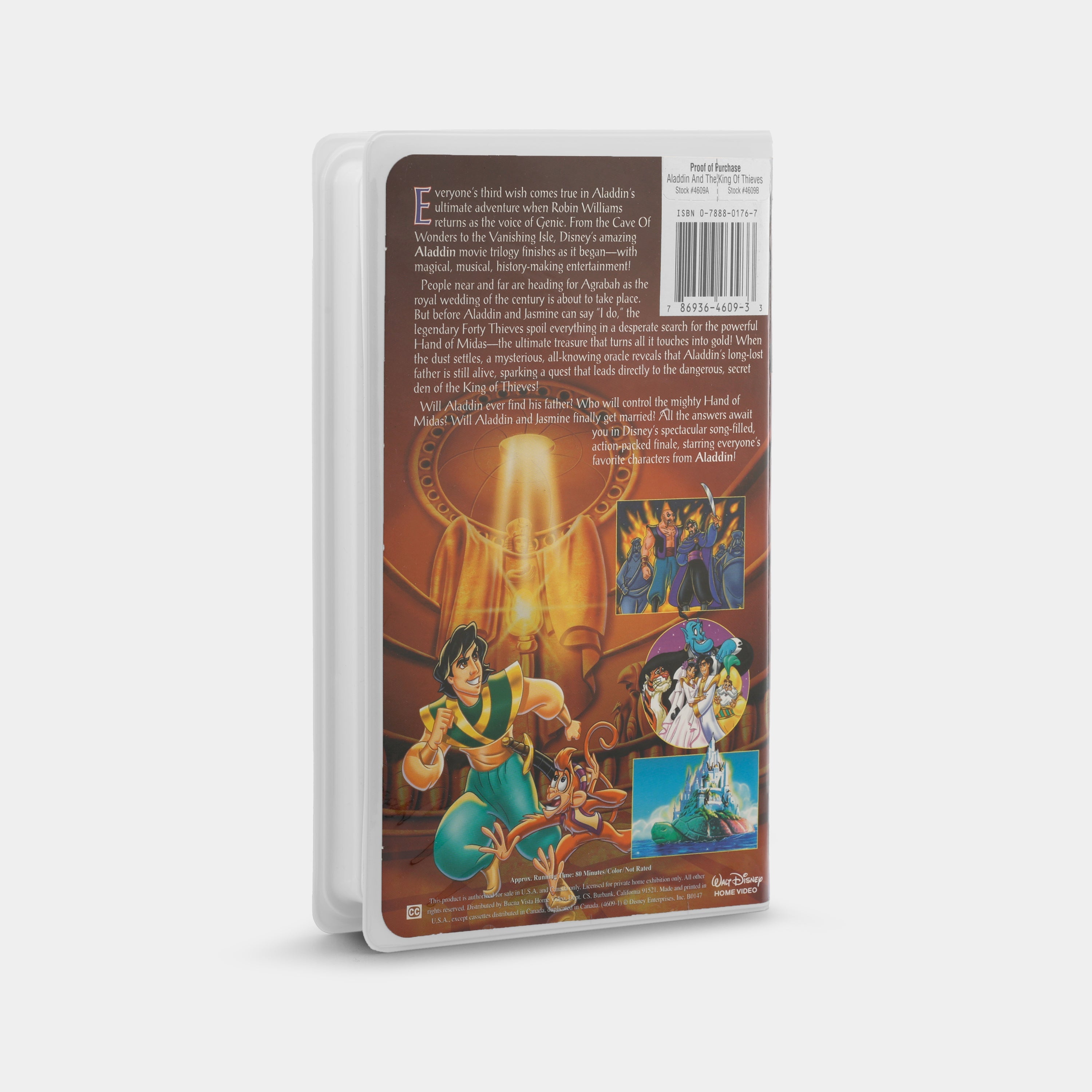 Aladdin and the King of Thieves VHS Tape