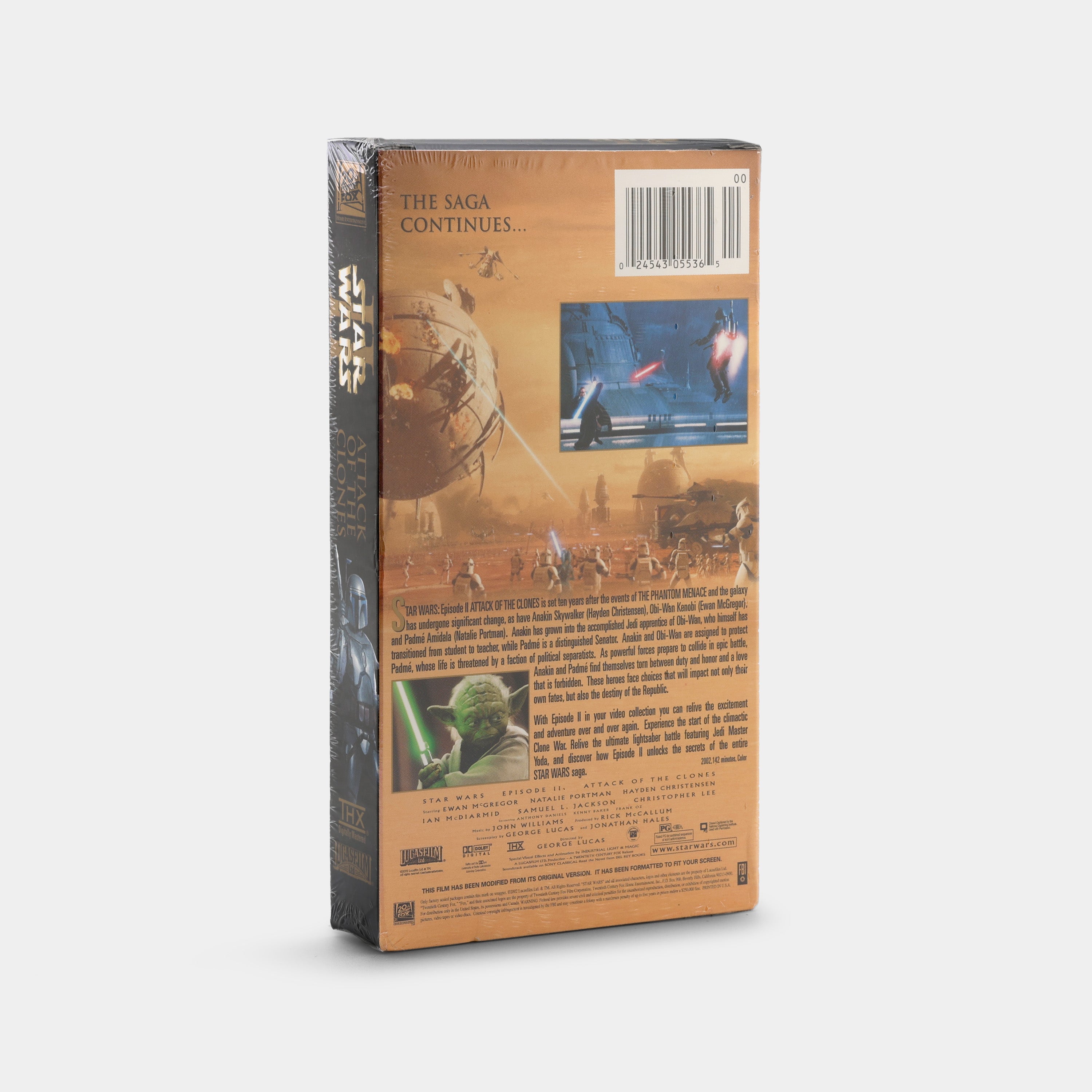 Star Wars: Episode II - Attack of the Clones (Sealed) VHS Tape