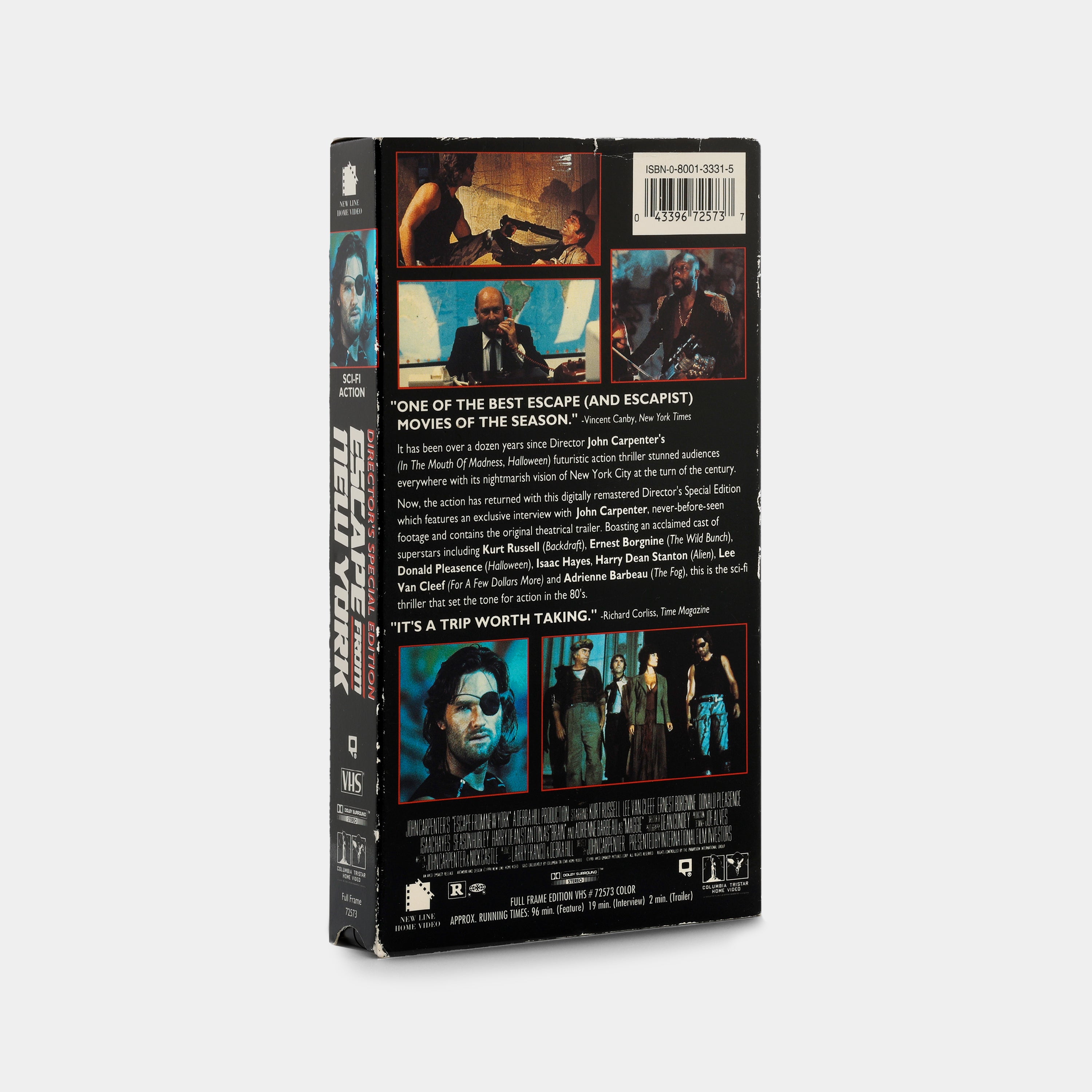 Escape from New York (Director's Special Edition) VHS Tape