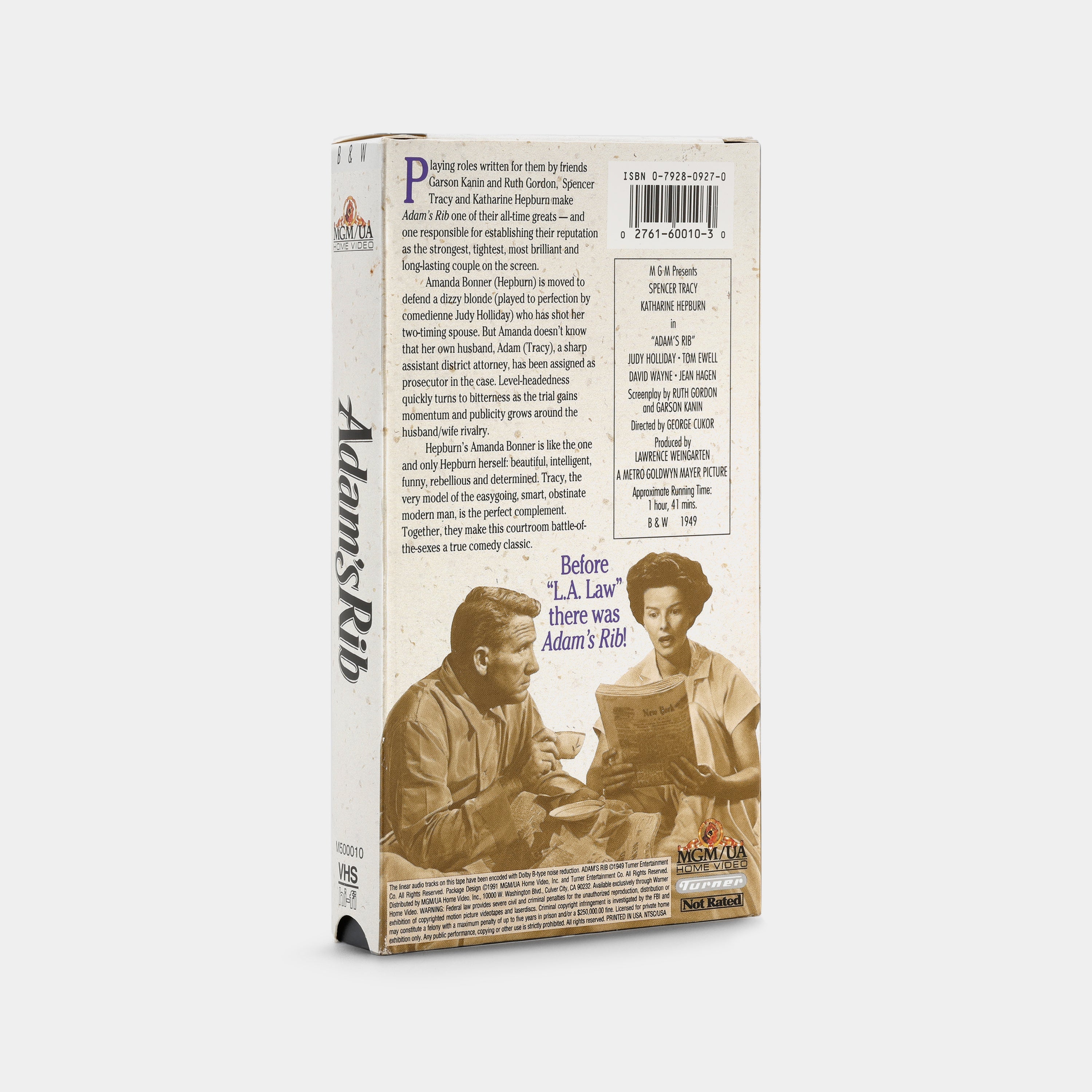 Adam's Rib VHS Tape