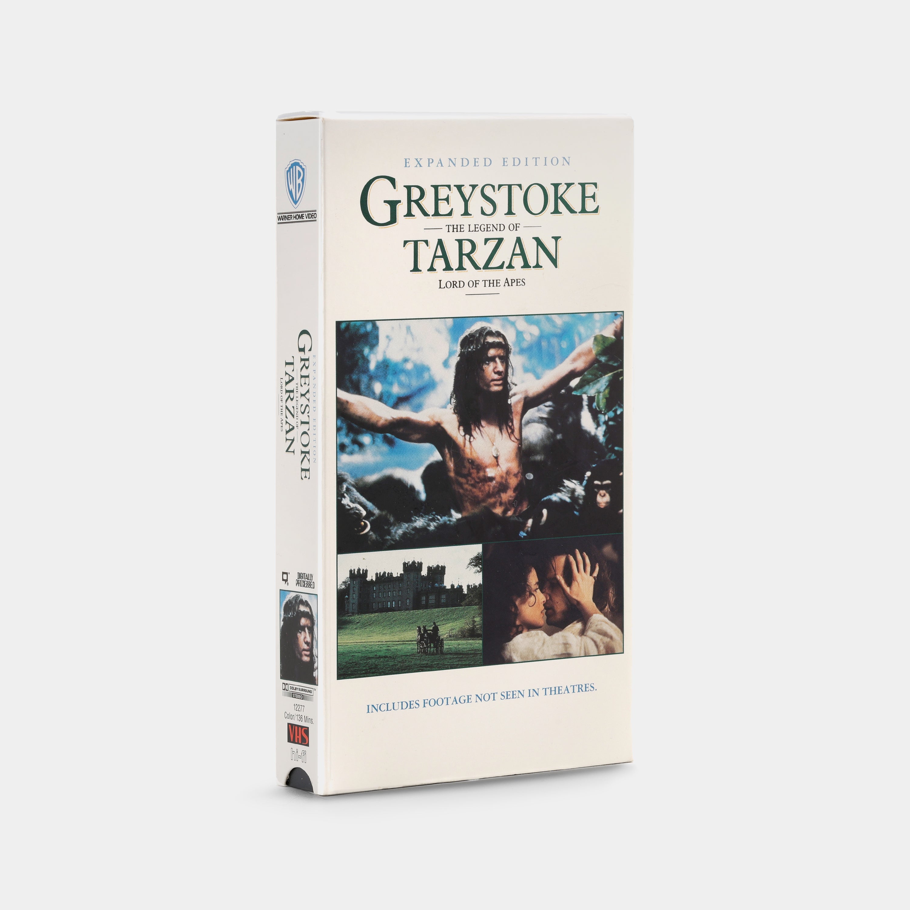 Greystoke: The Legend of Tarzan, Lord of the Apes (Expanded Edition) VHS Tape
