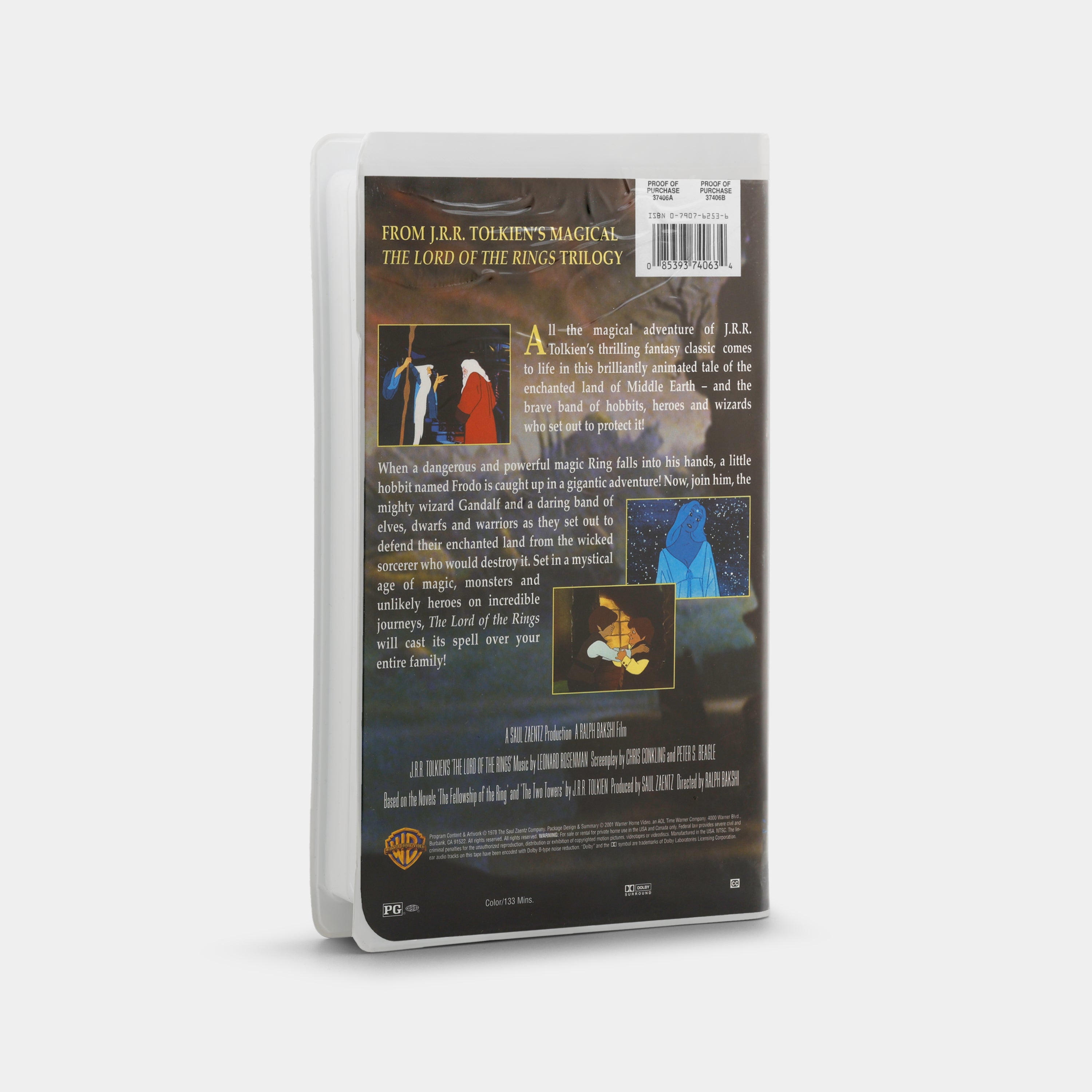 The Lord of the Rings VHS Tape