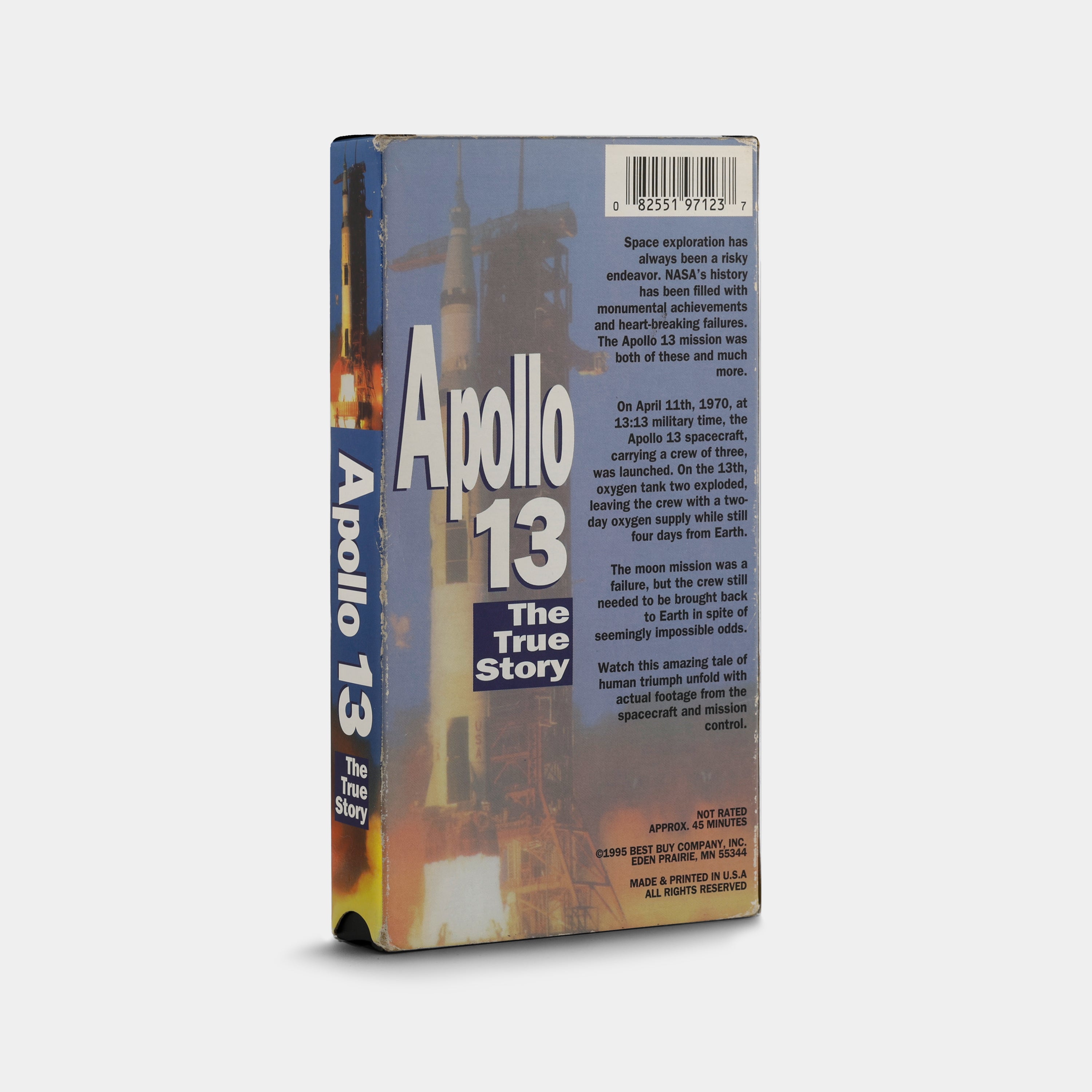 Apollo 13: The True Story VHS Tape
