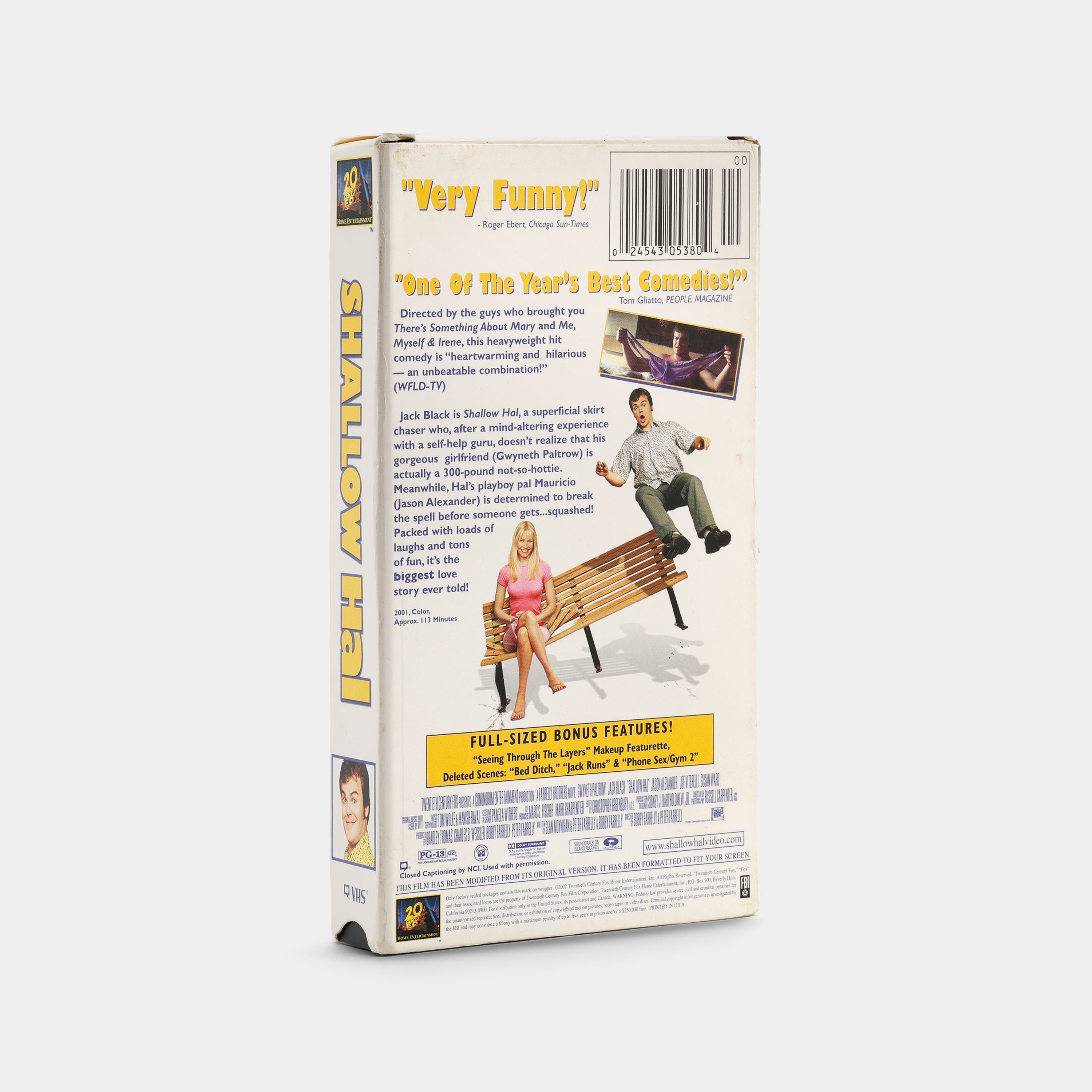 Shallow Hal (Special Edition) VHS Tape