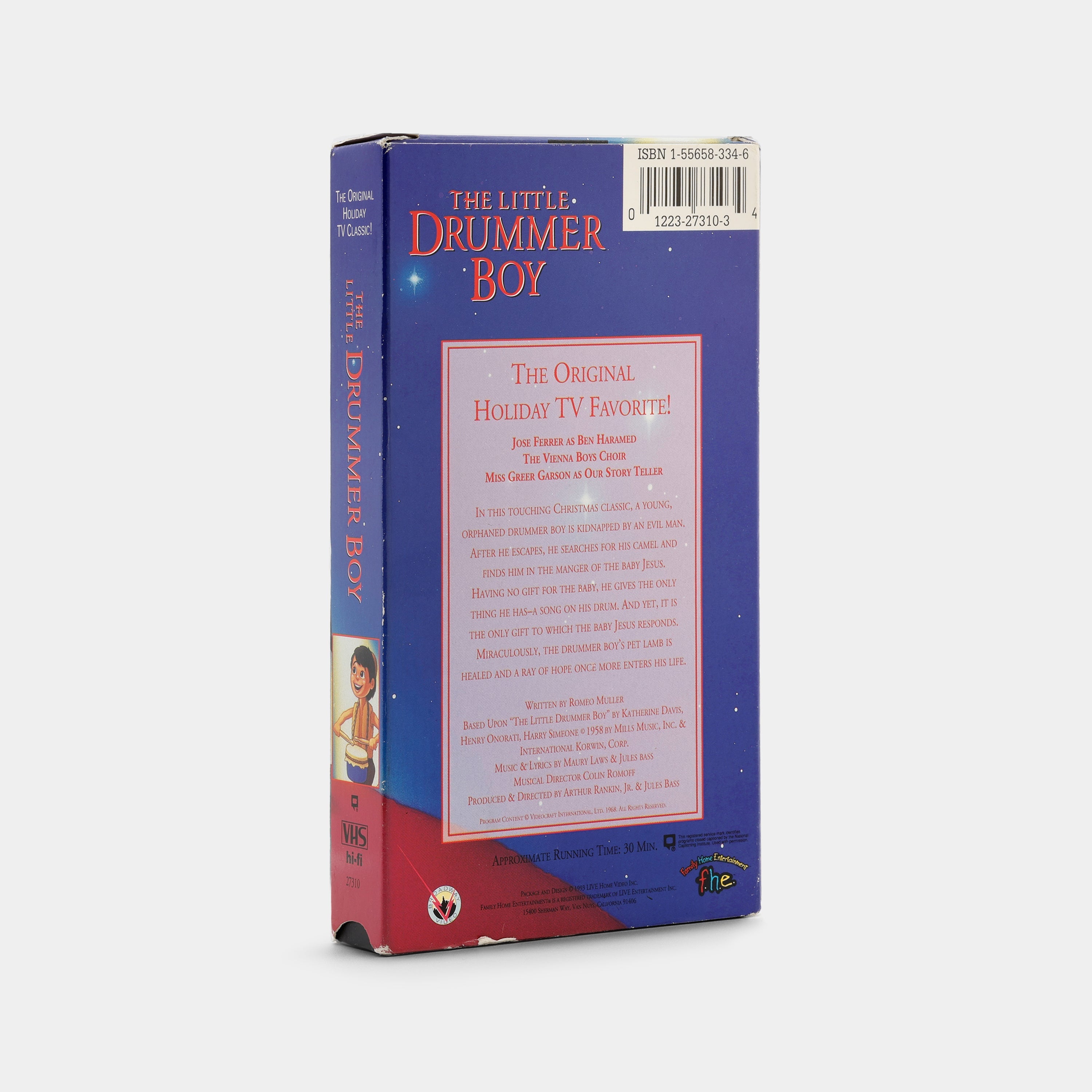 The Little Drummer Boy VHS Tape