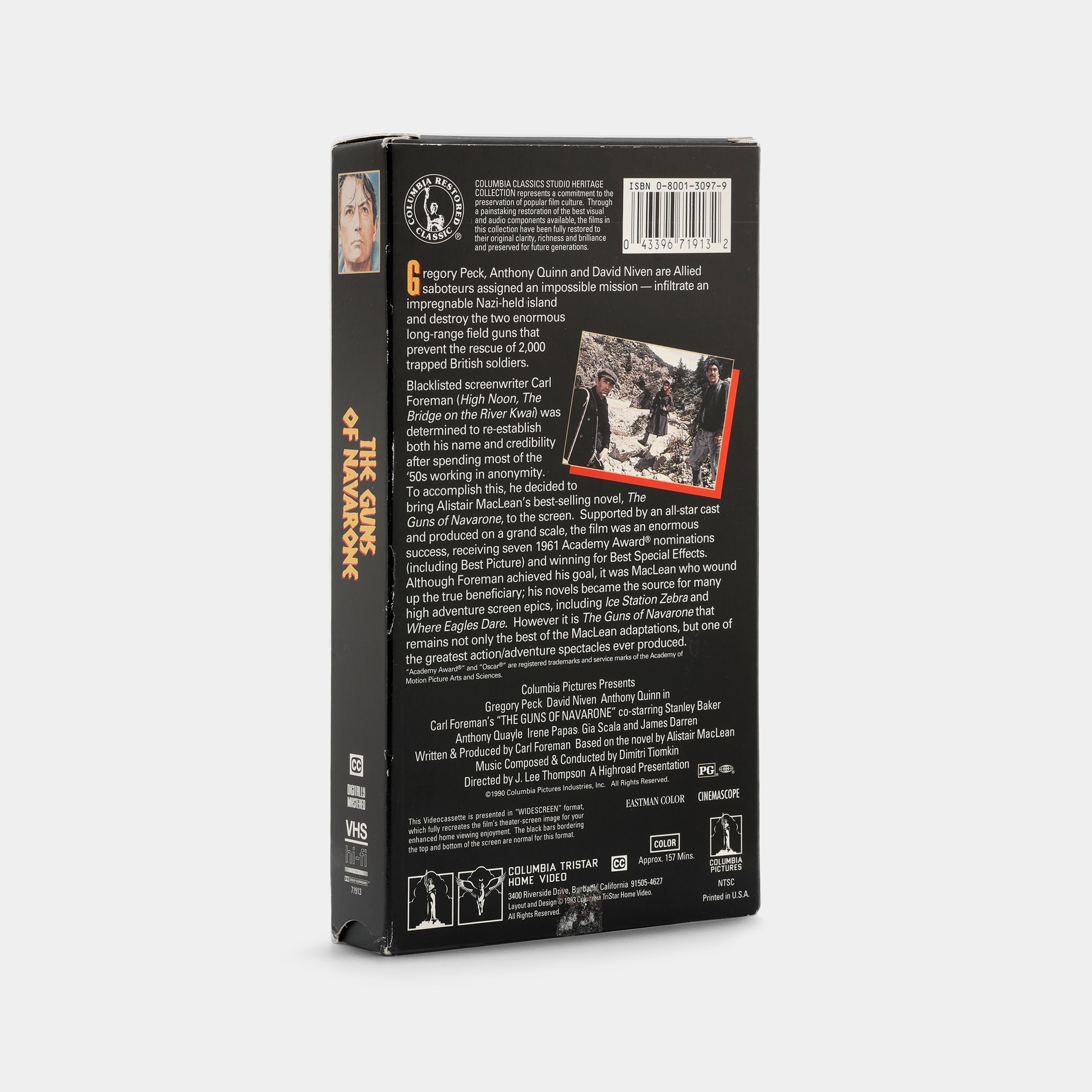 The Guns of Navarone VHS Tape