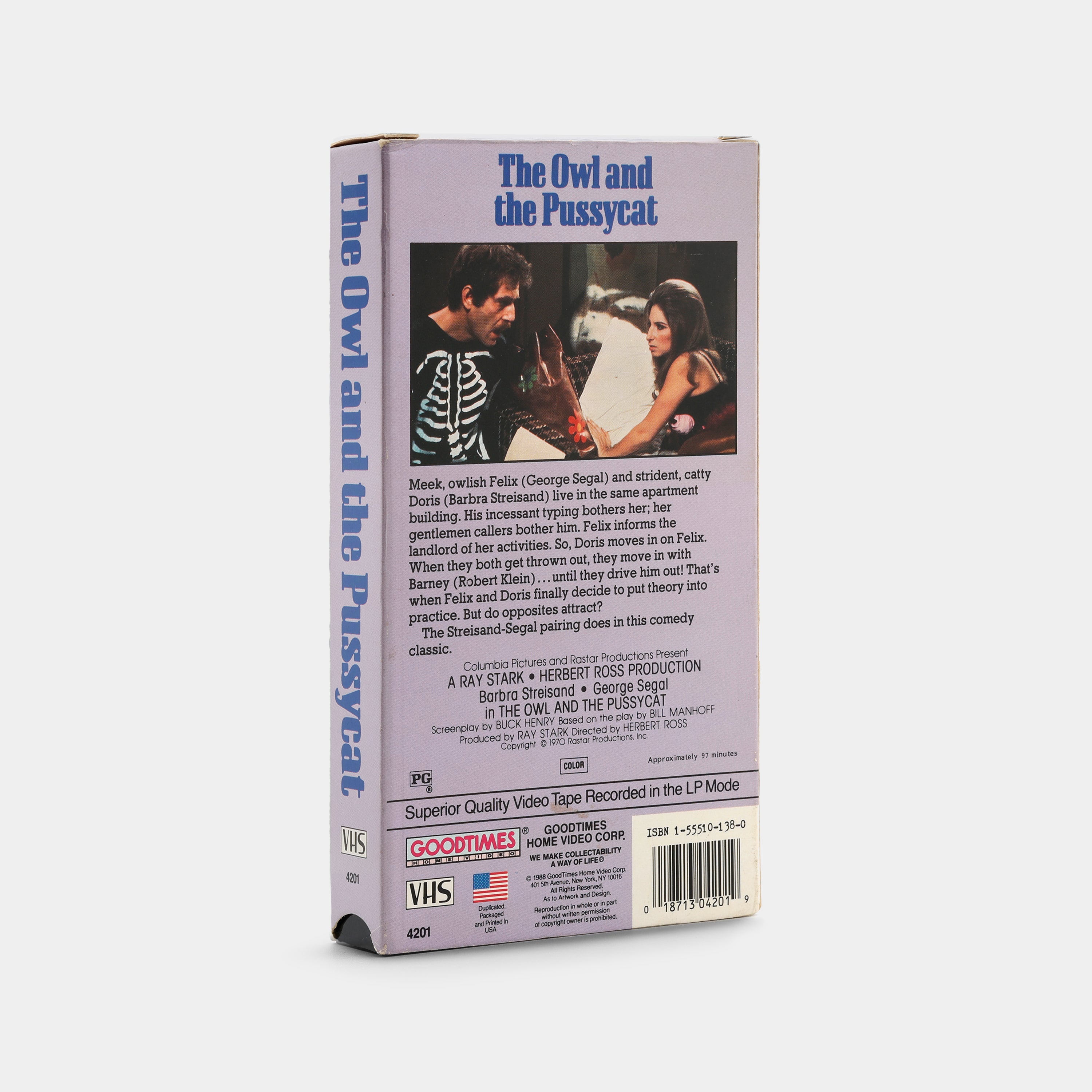 The Owl and the Pussycat VHS Tape