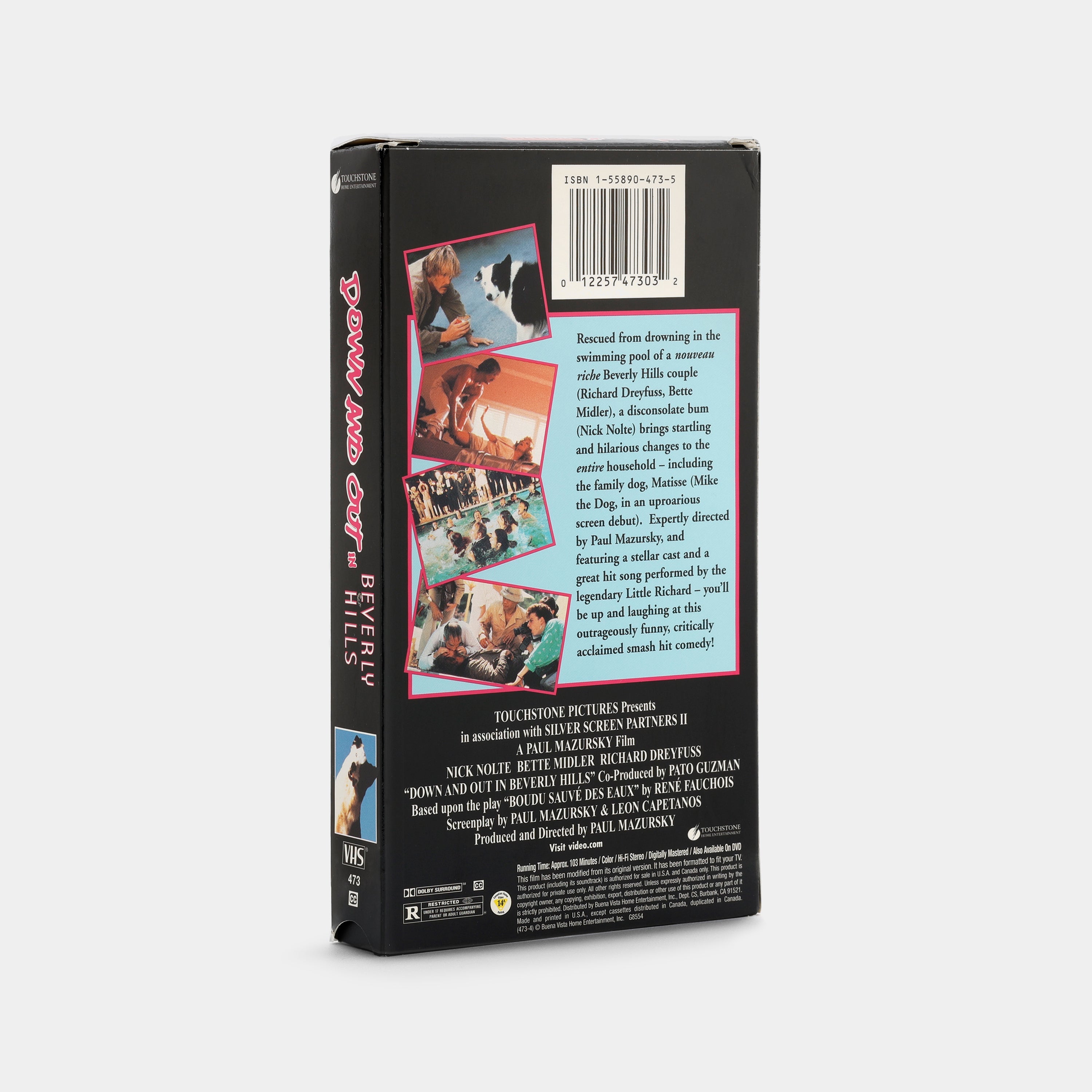 Down and Out in Beverly Hills VHS Tape