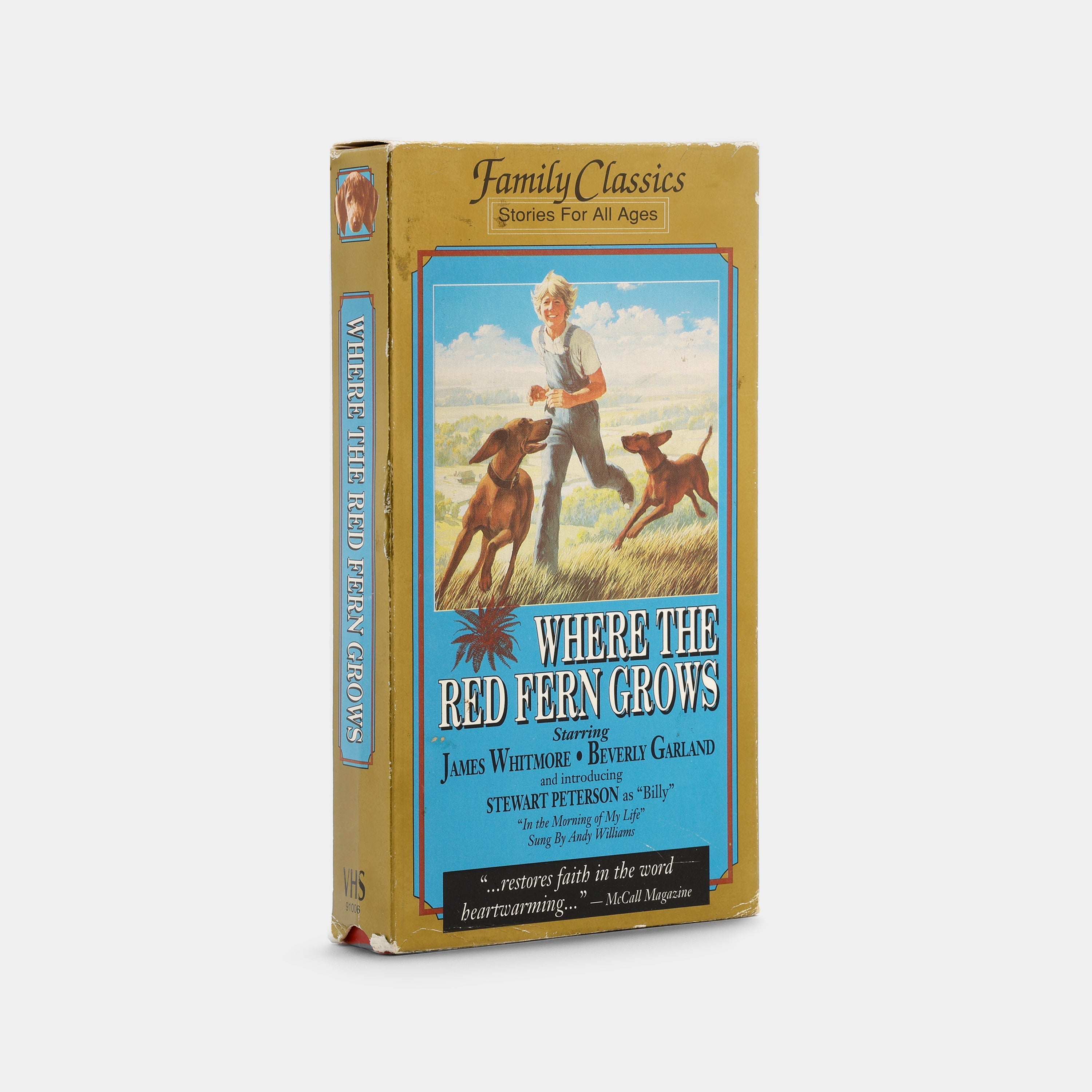 Where the Red Fern Grows VHS Tape