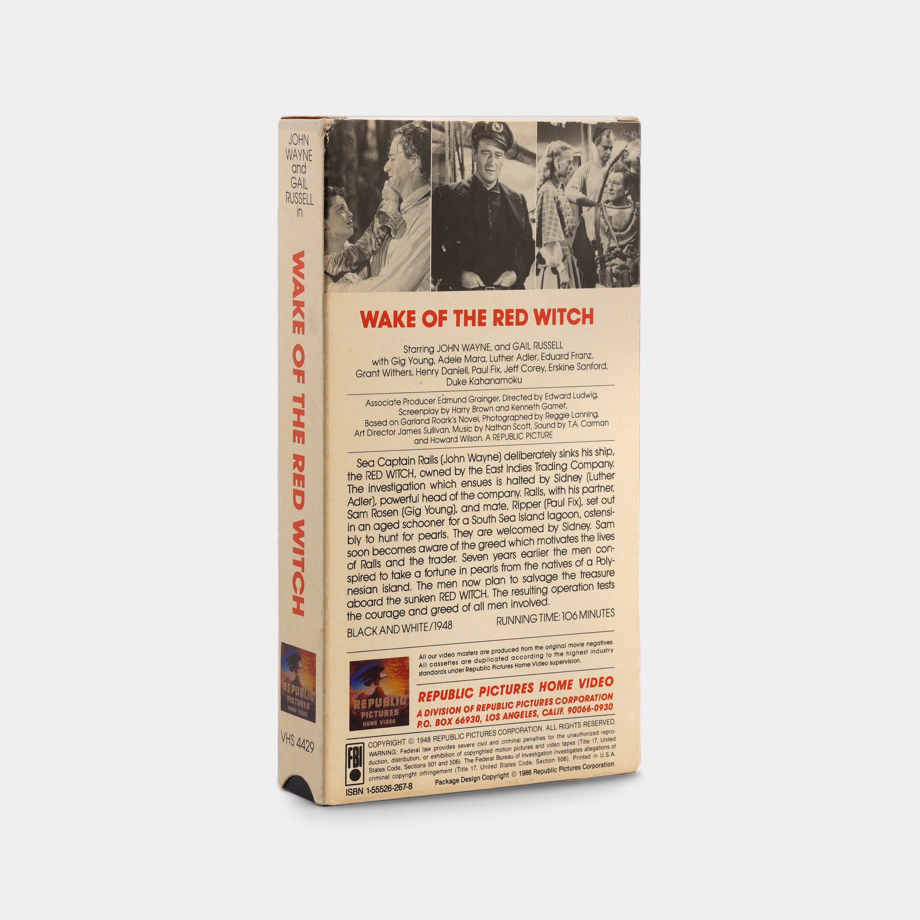 Wake of the Red Witch VHS Tape