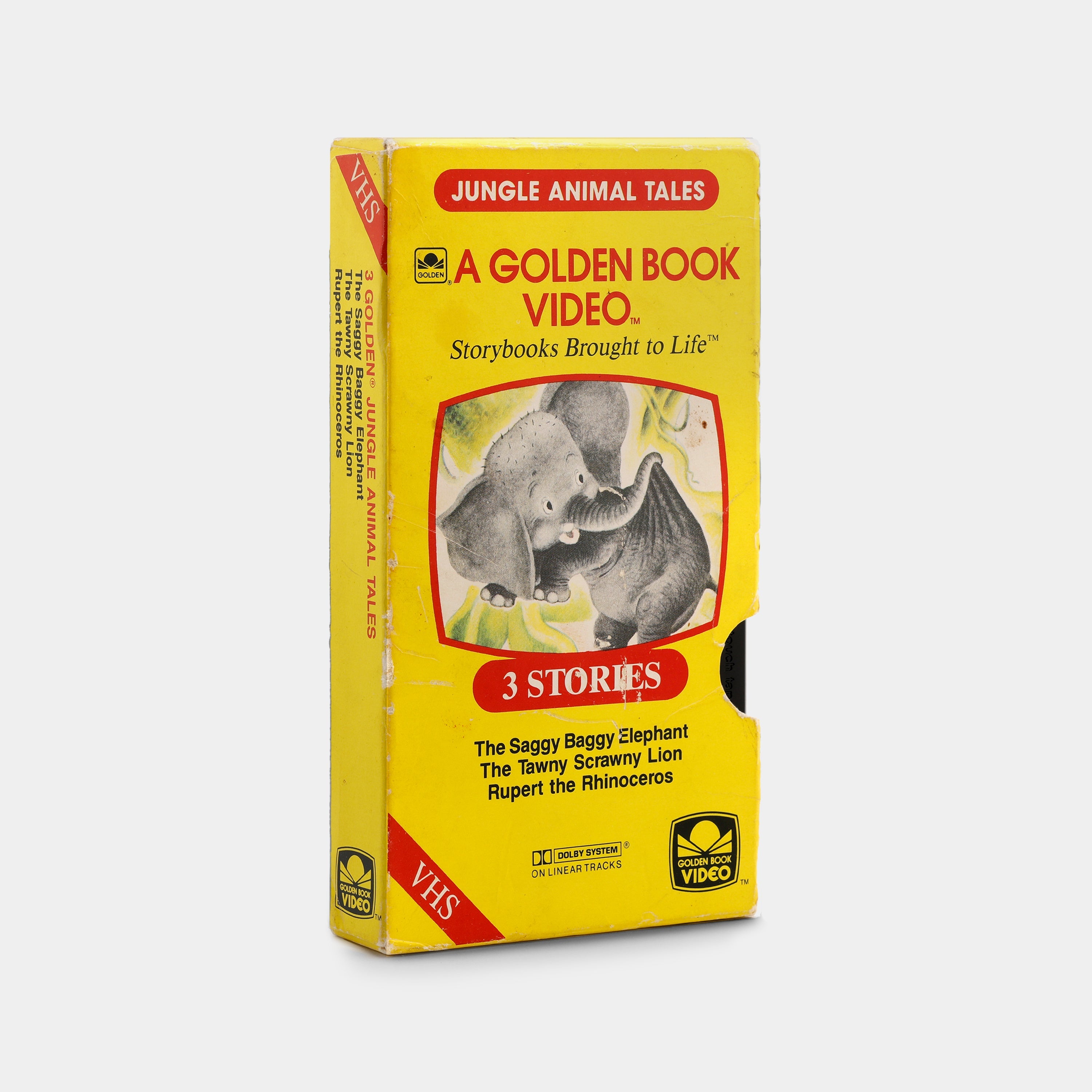 Golden Book Video: Jungle Animal Tales VHS Tape