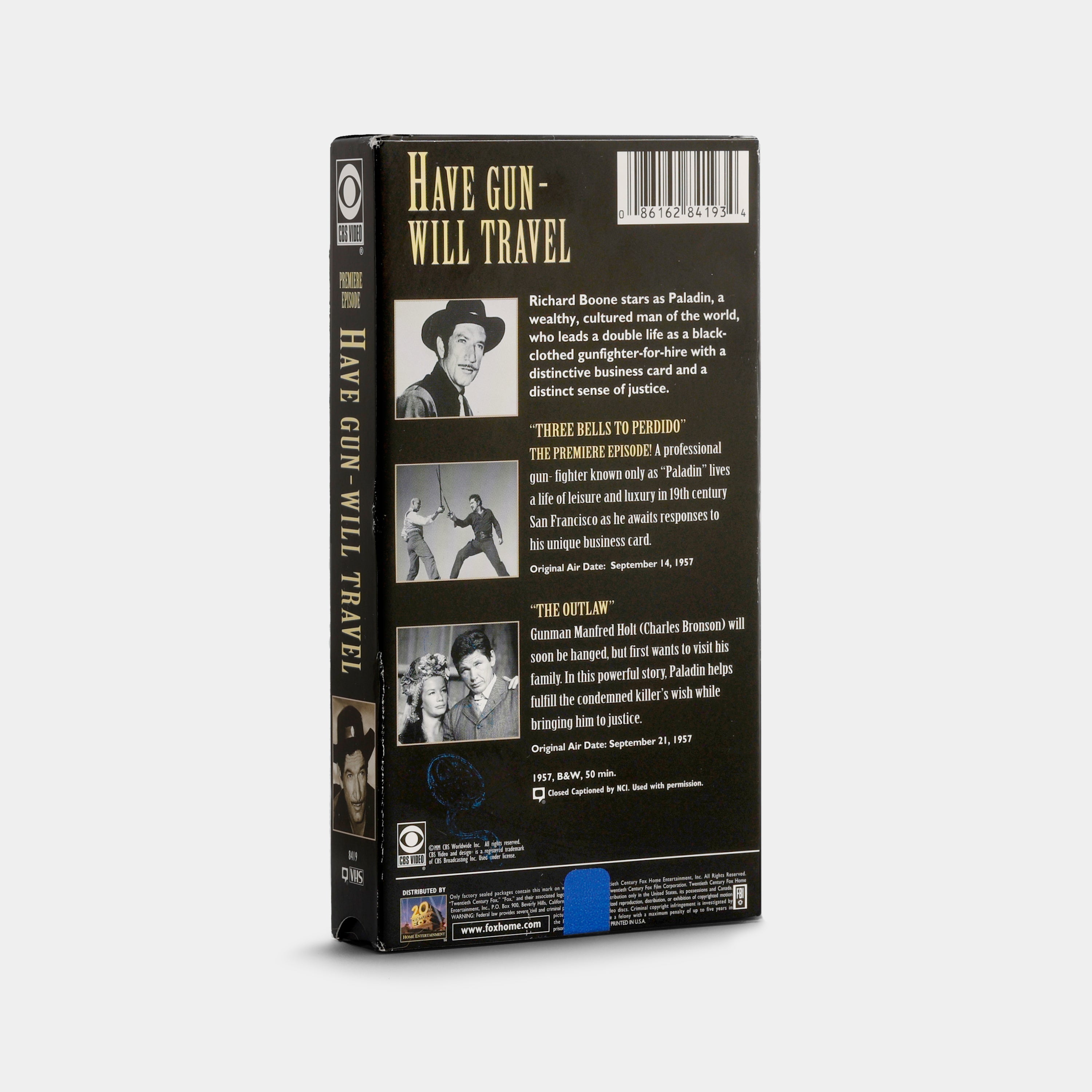 Have Gun – Will Travel: Premiere Episode VHS Tape