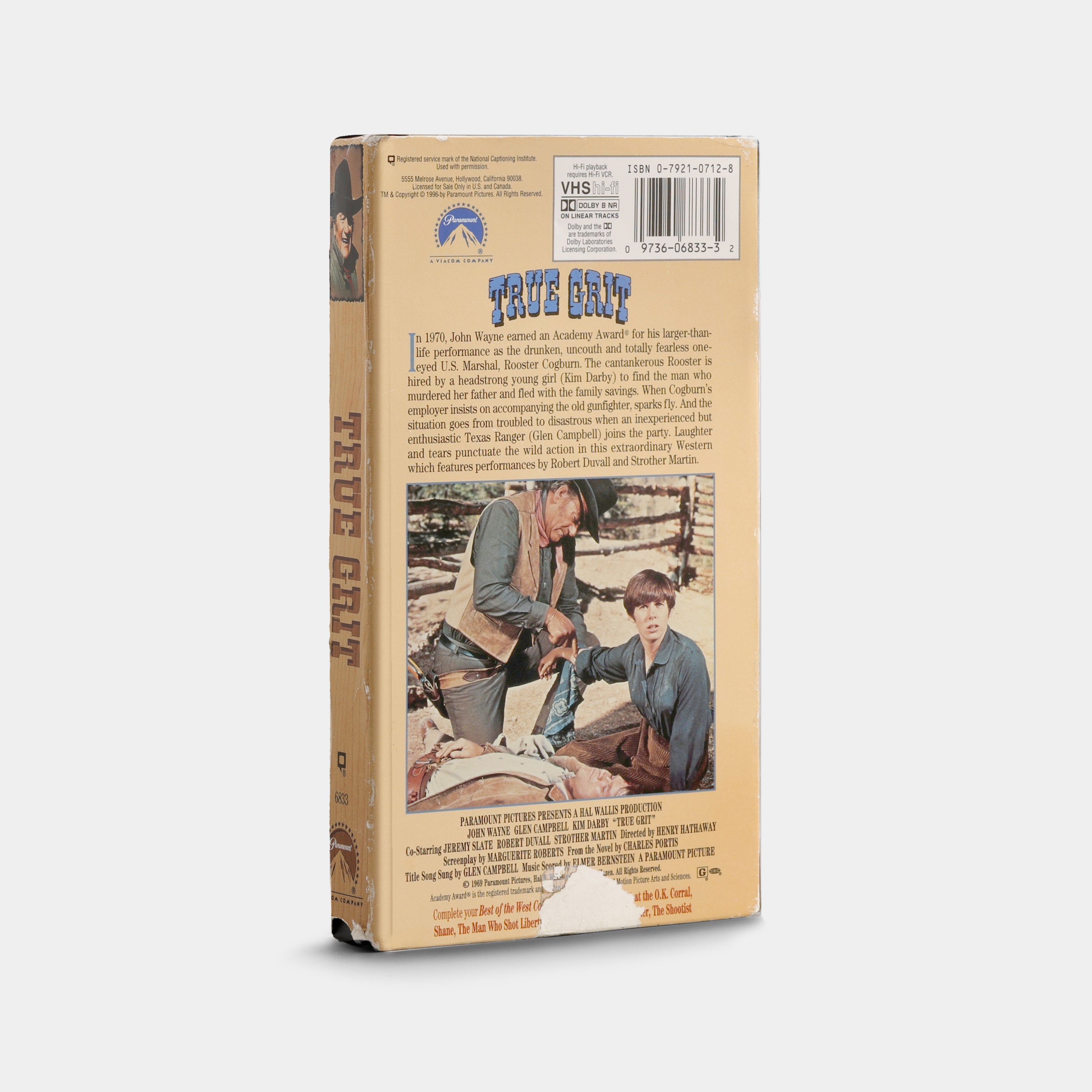 True Grit VHS Tape