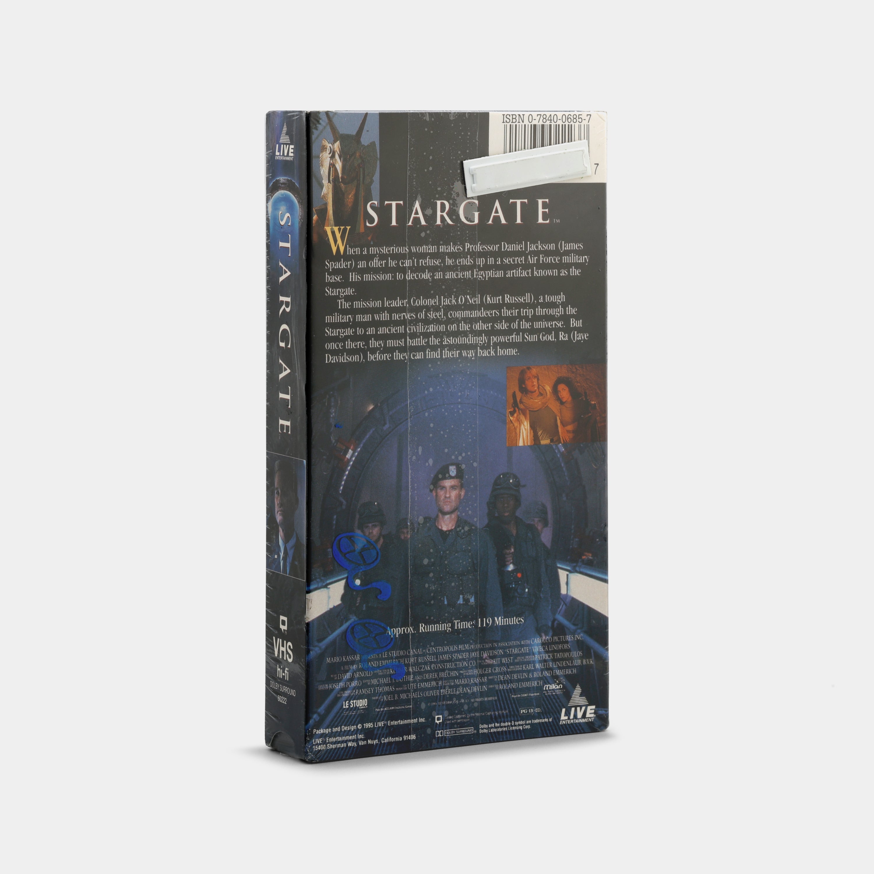 Stargate (Sealed) VHS Tape