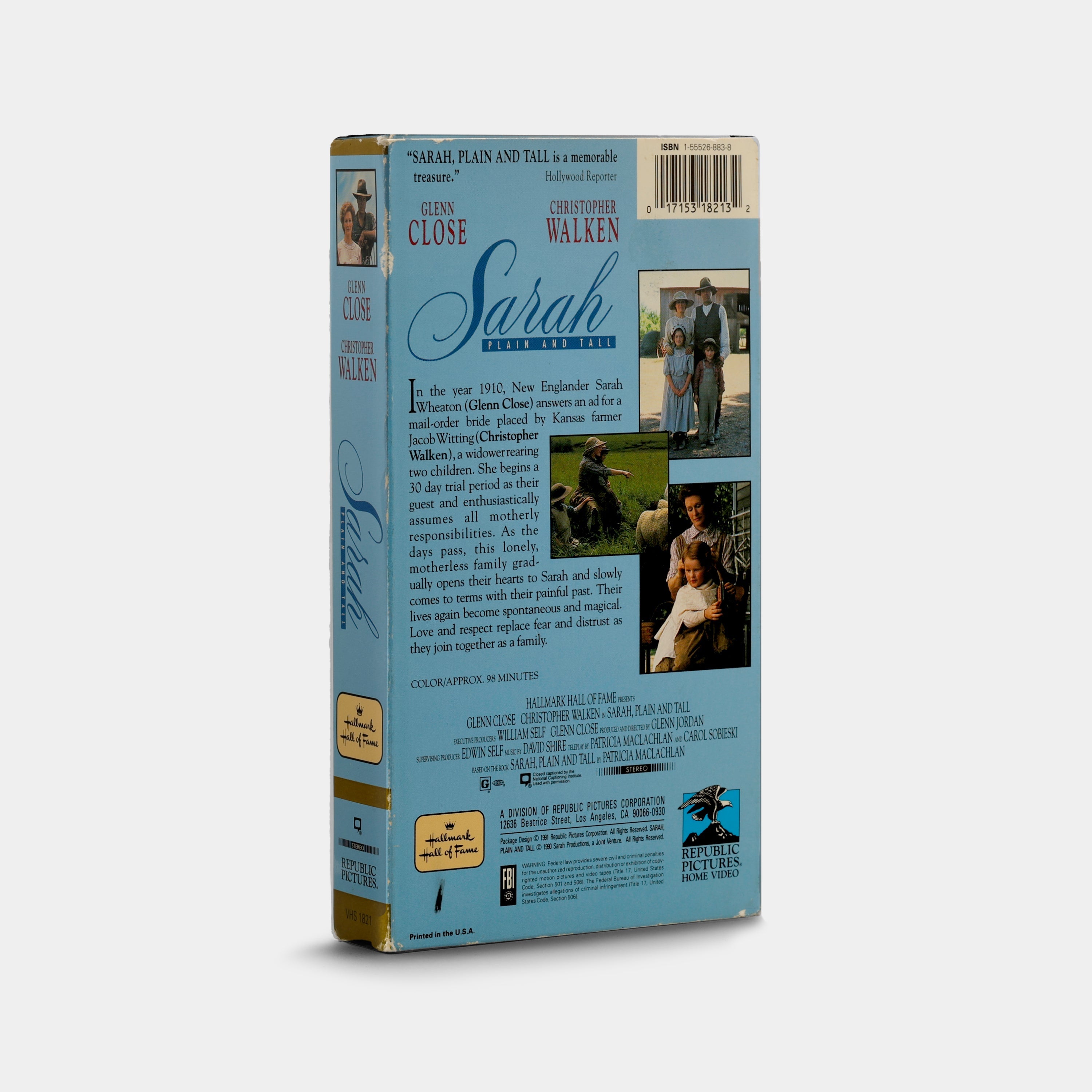 Sarah, Plain and Tall VHS Tape