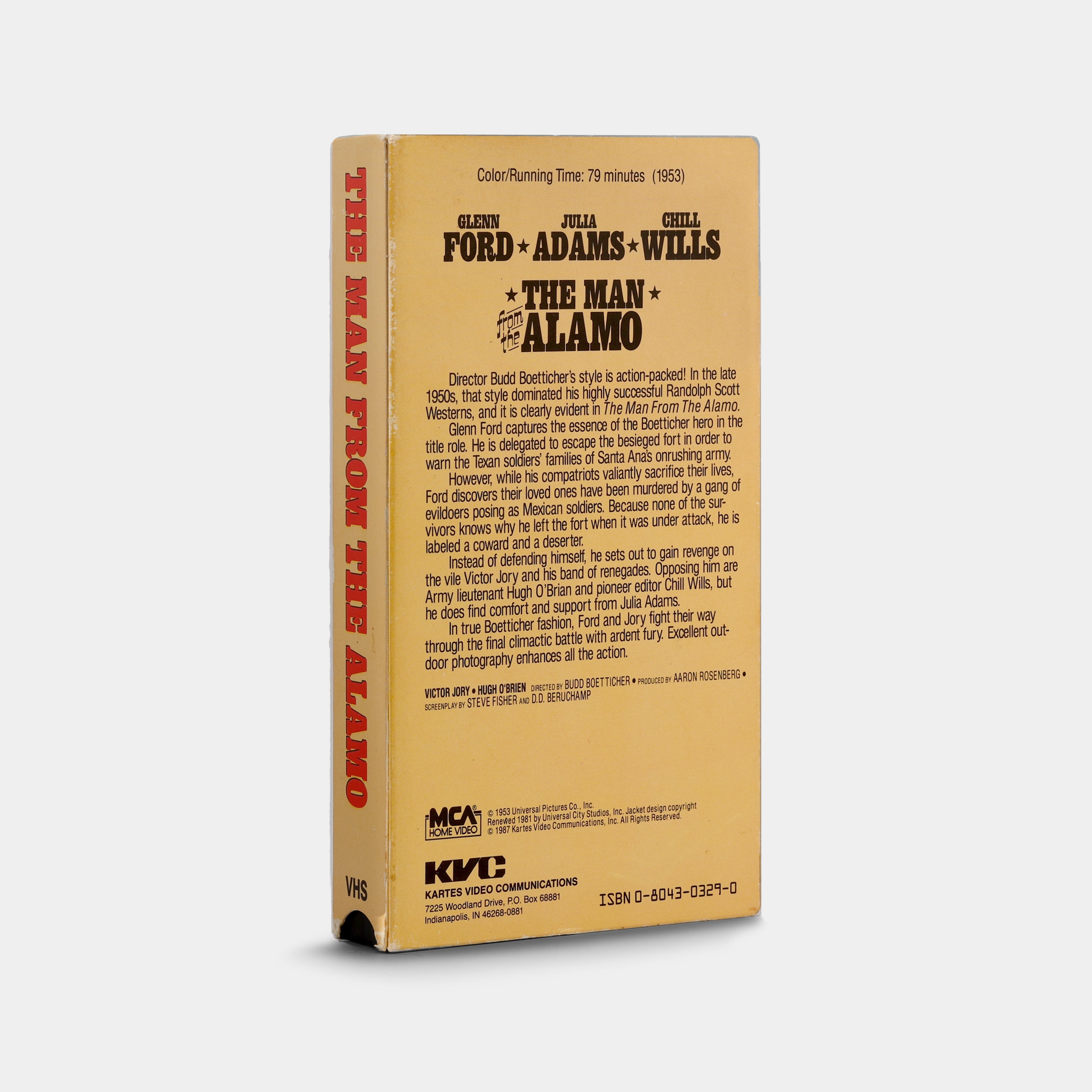The Man from the Alamo VHS Tape