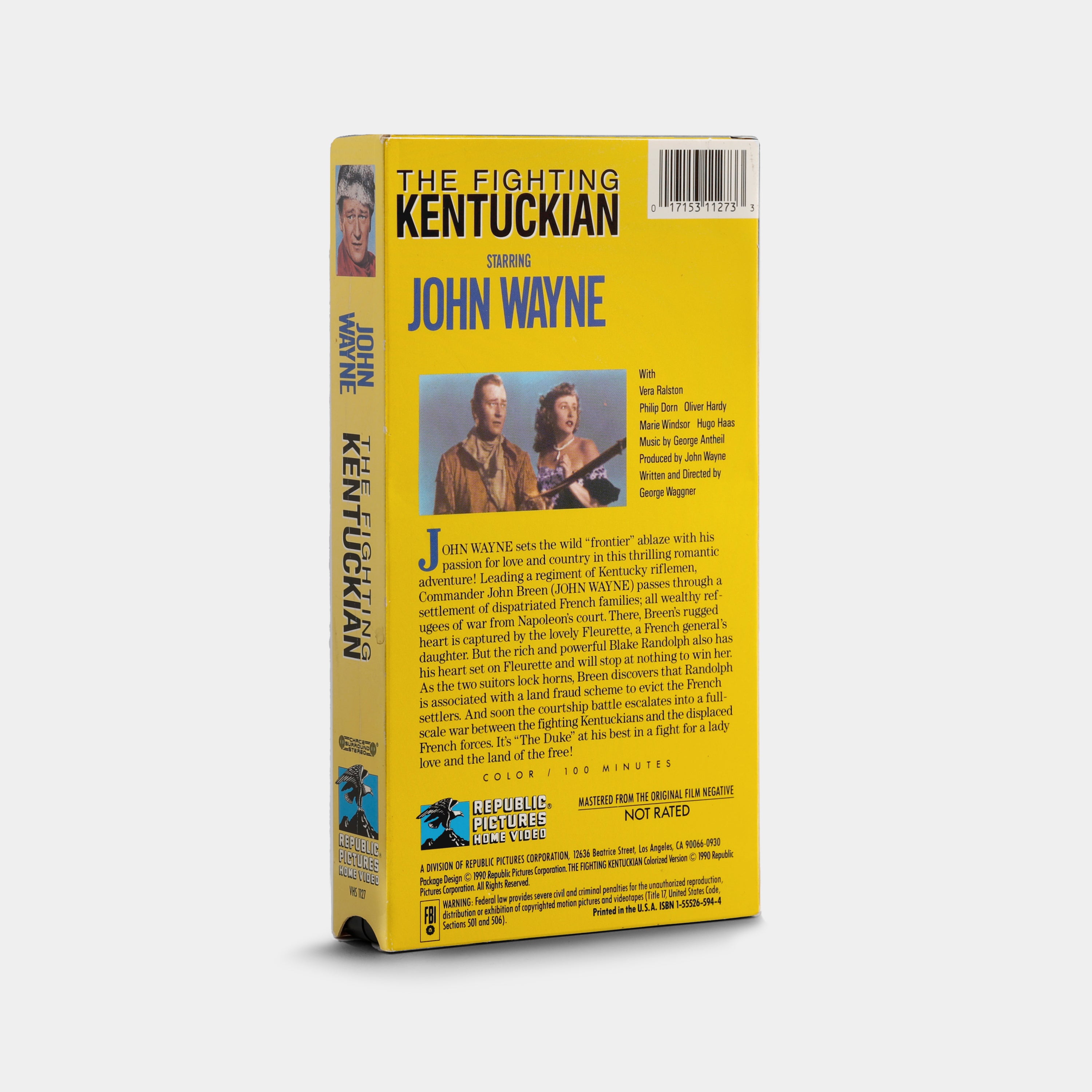 The Fighting Kentuckian VHS Tape