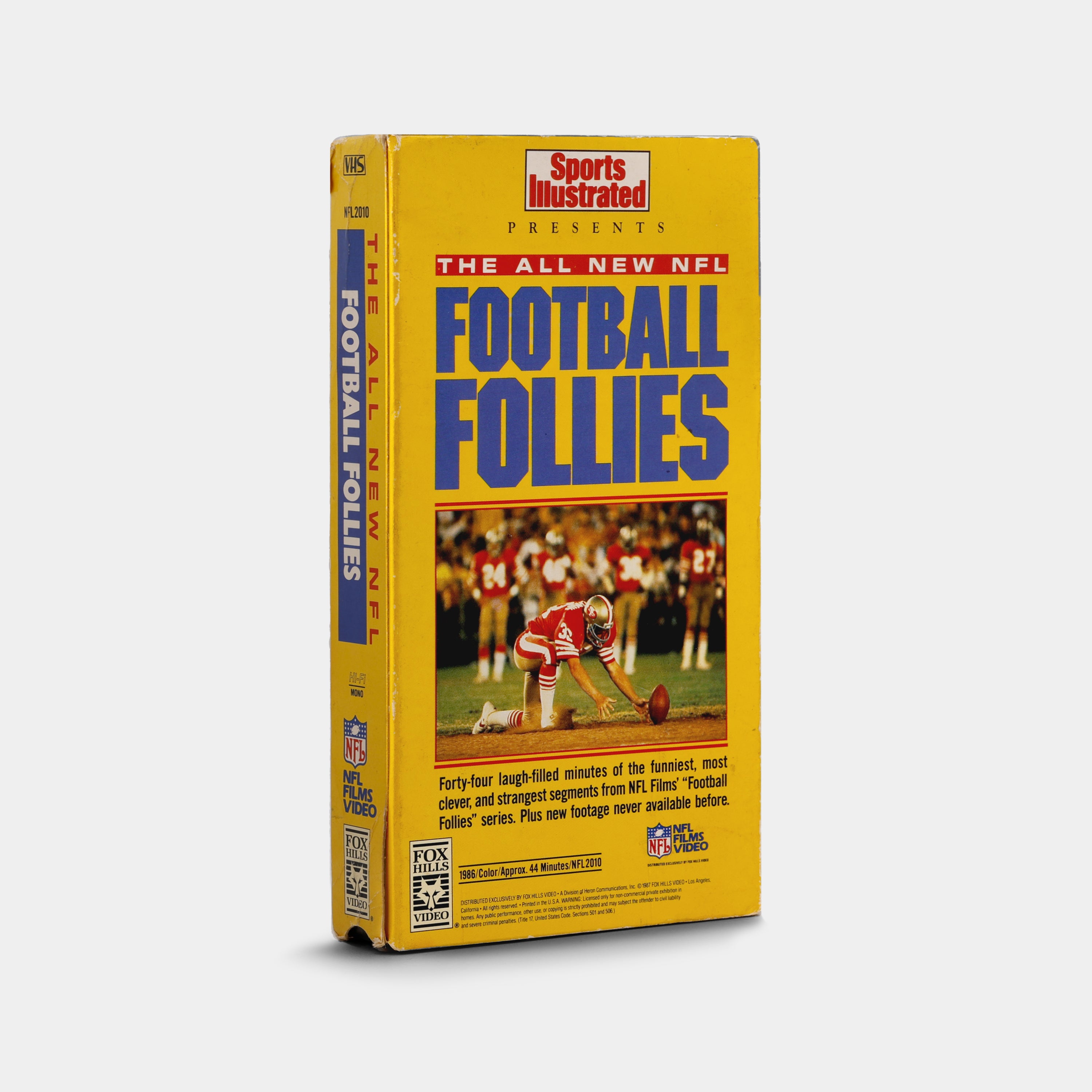 The All New NFL Football Follies VHS Tape