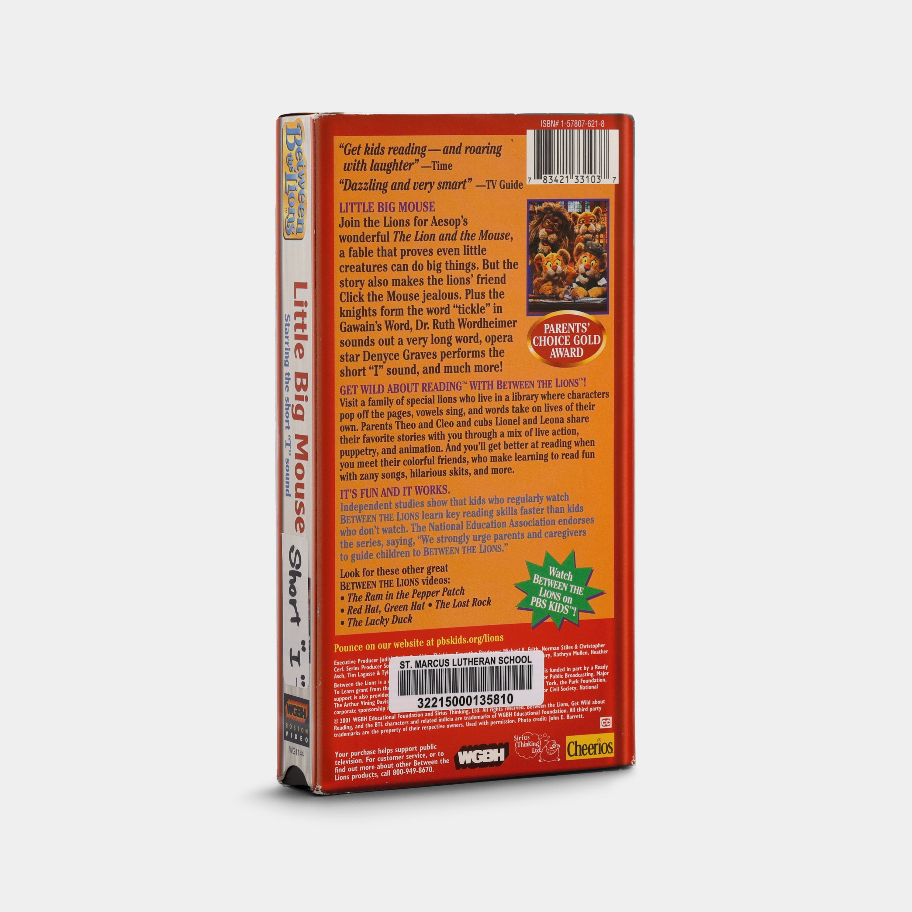 Between the Lions: Little Big Mouse VHS Tape