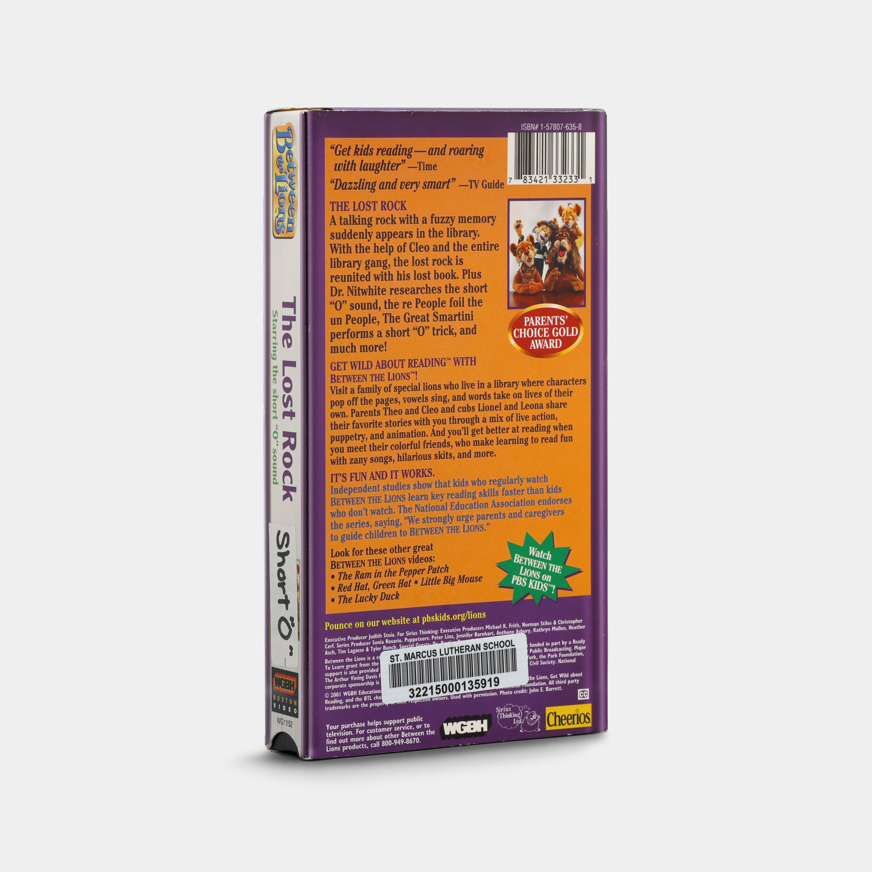 Between the Lions: The Lost Rock VHS Tape